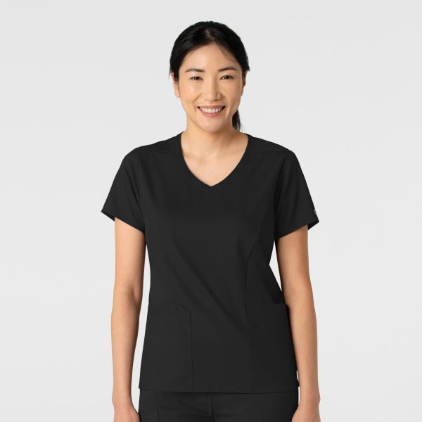 Boundless Women's 2 Pocket V-Neck Top