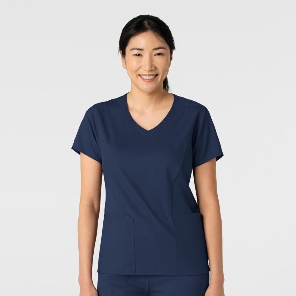 Boundless Women's 2 Pocket V-Neck Top