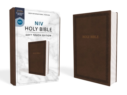 NIV  Holy Bible  Soft Touch Edition  Imitation Leather  Brown  Comfort Print