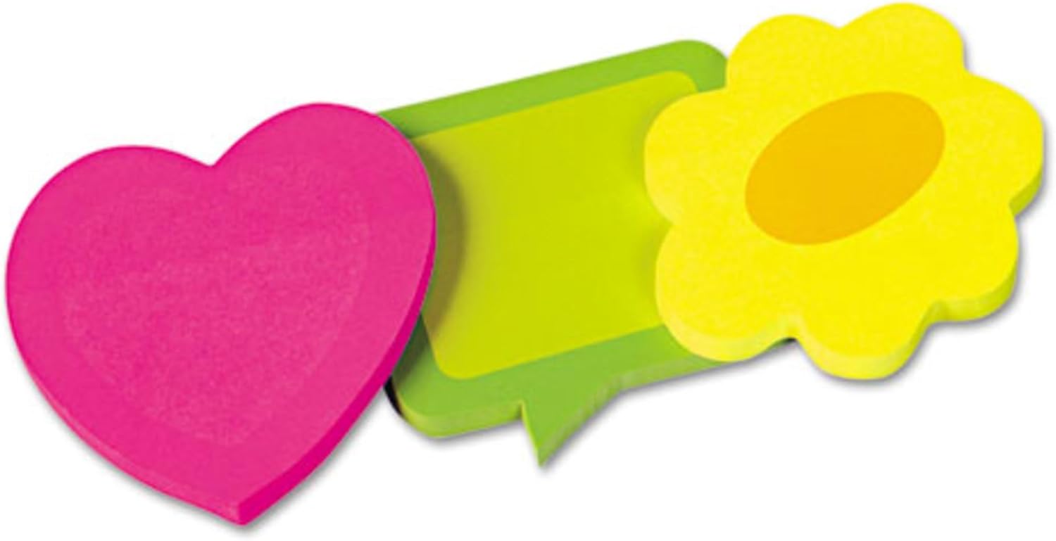 Redi-Tag Sticky Note Shapes 3pk
