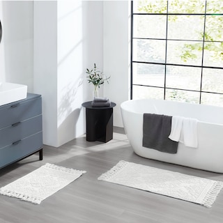 Jean Pierre Ricardo Cotton Bath Rug 2-Piece Set
