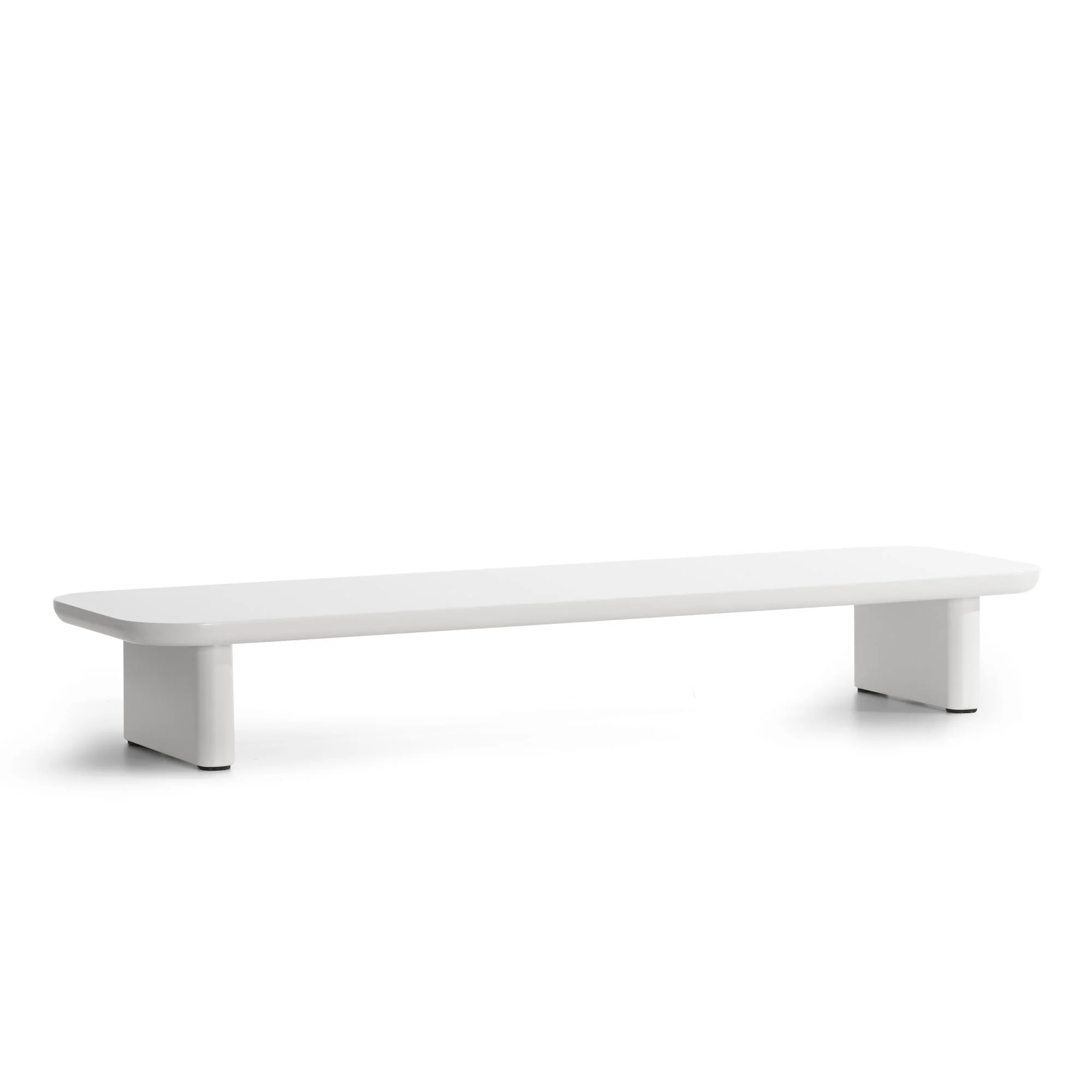 Poppin Key Monitor Riser, White