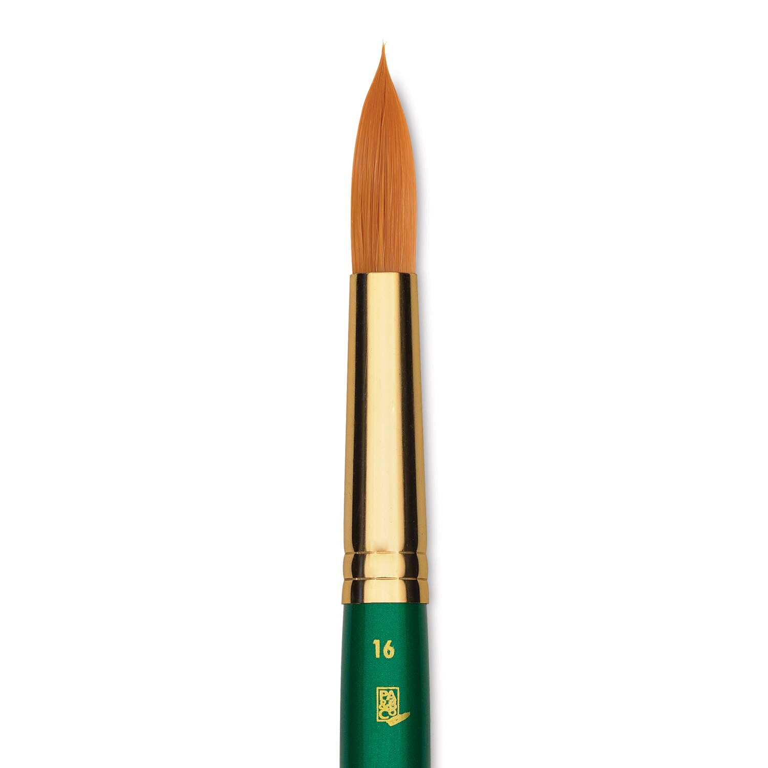 Princeton Brush Lauren Golden Synthetic Watercolor & Acrylic Brush, Round, 16
