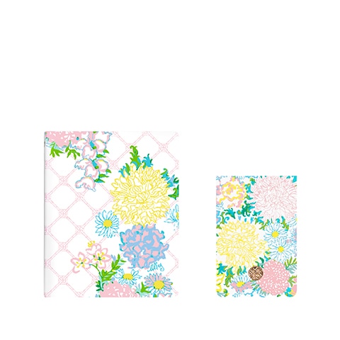 Lilly Pulitzer Notebook and Notepad - Lilly Garden/Sun Tiles Home