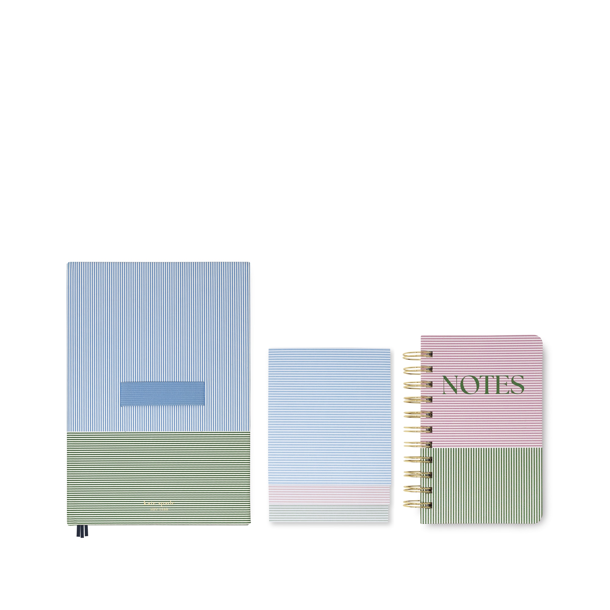 kate spade new york Petite Stripe Notebooks and Notepad Set