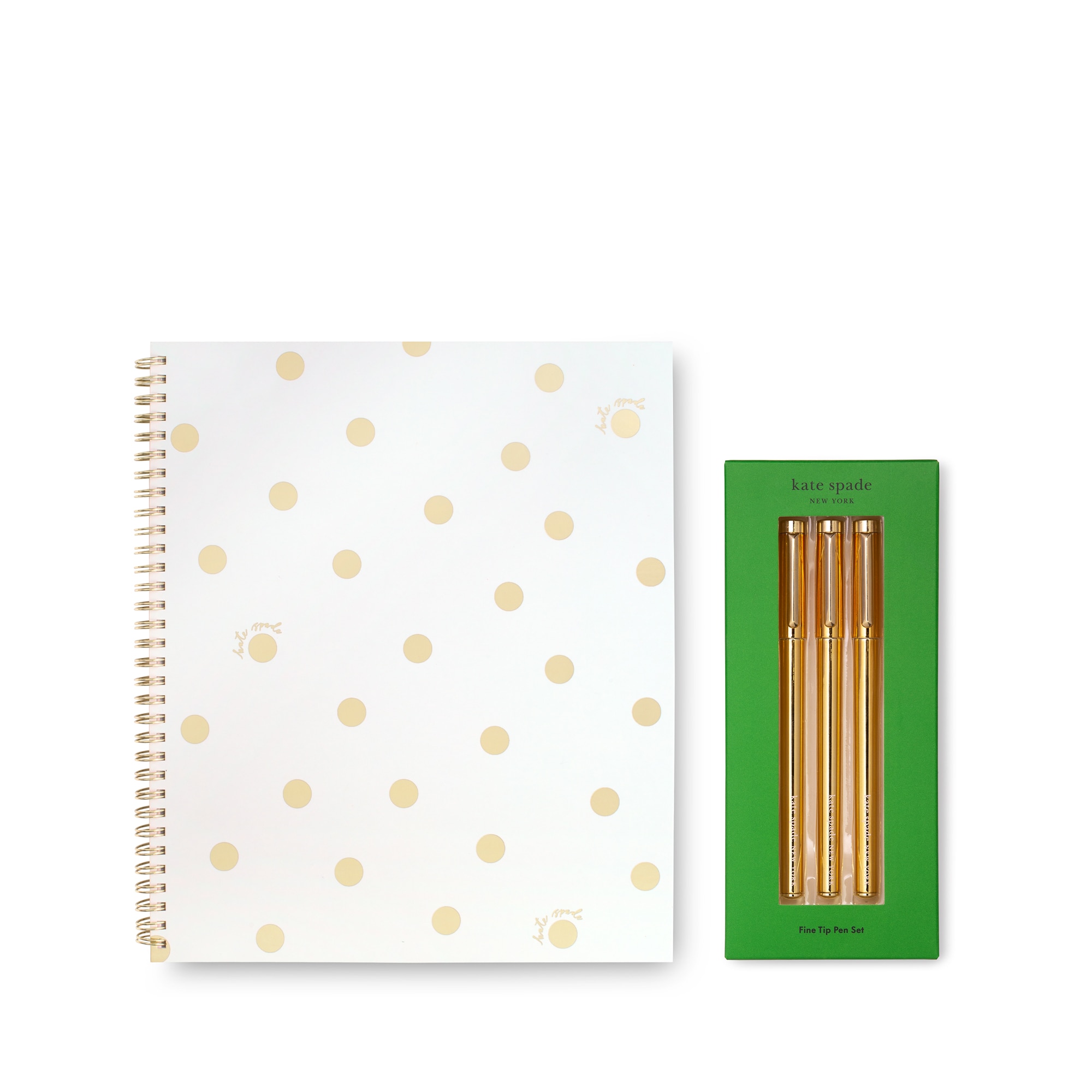 kate spade new york Gold Dot Stationery Bundle