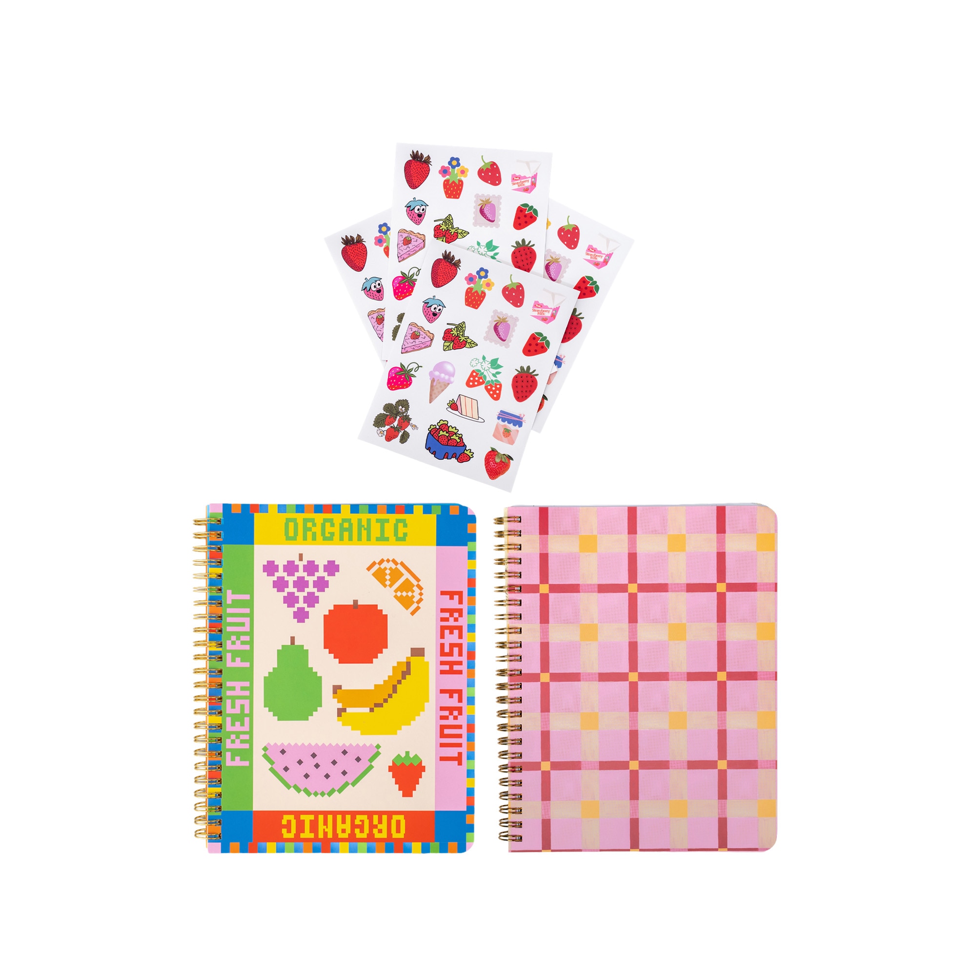 ban.do Mini Notebooks with Scented Sticker Set