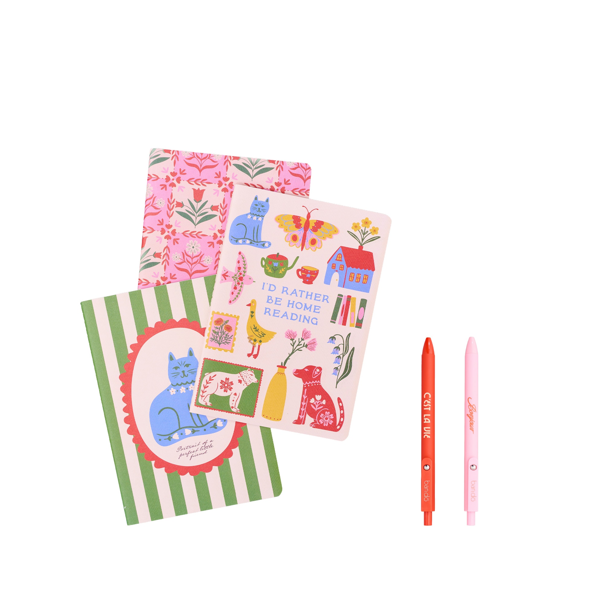 ban.do Rough Draft Notebook Set with Fidget Pens