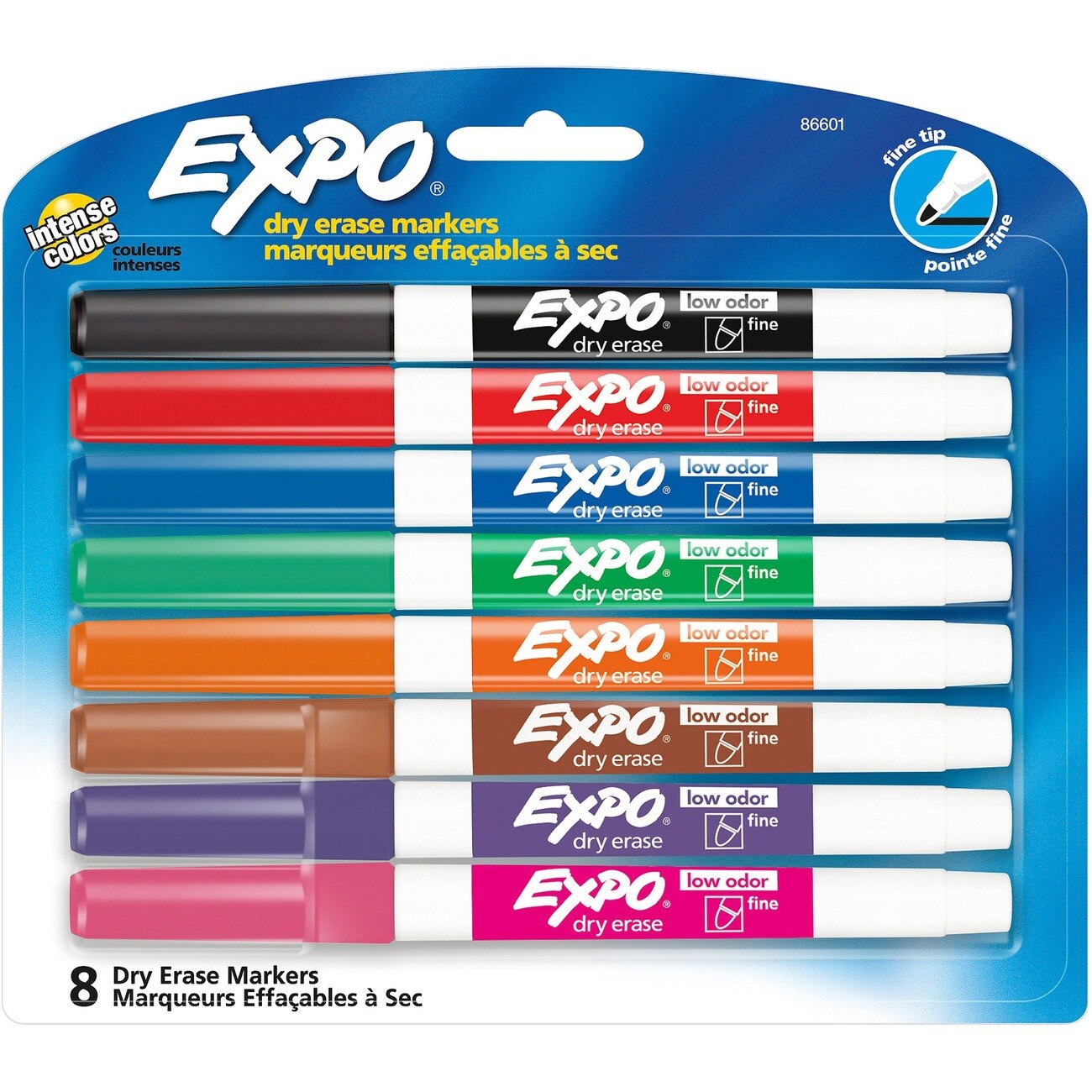 Dry Erase Fine Tip 8 Set