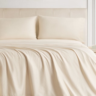 The Sheet Lab Cloud Embrace Sateen 4-Piece 100% Cotton Sheet Set