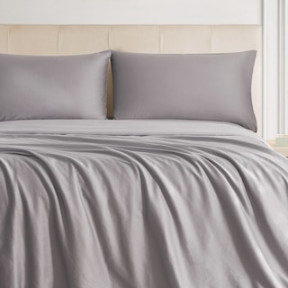 The Sheet Lab Cloud Embrace Sateen 4-Piece 100% Cotton Sheet Set