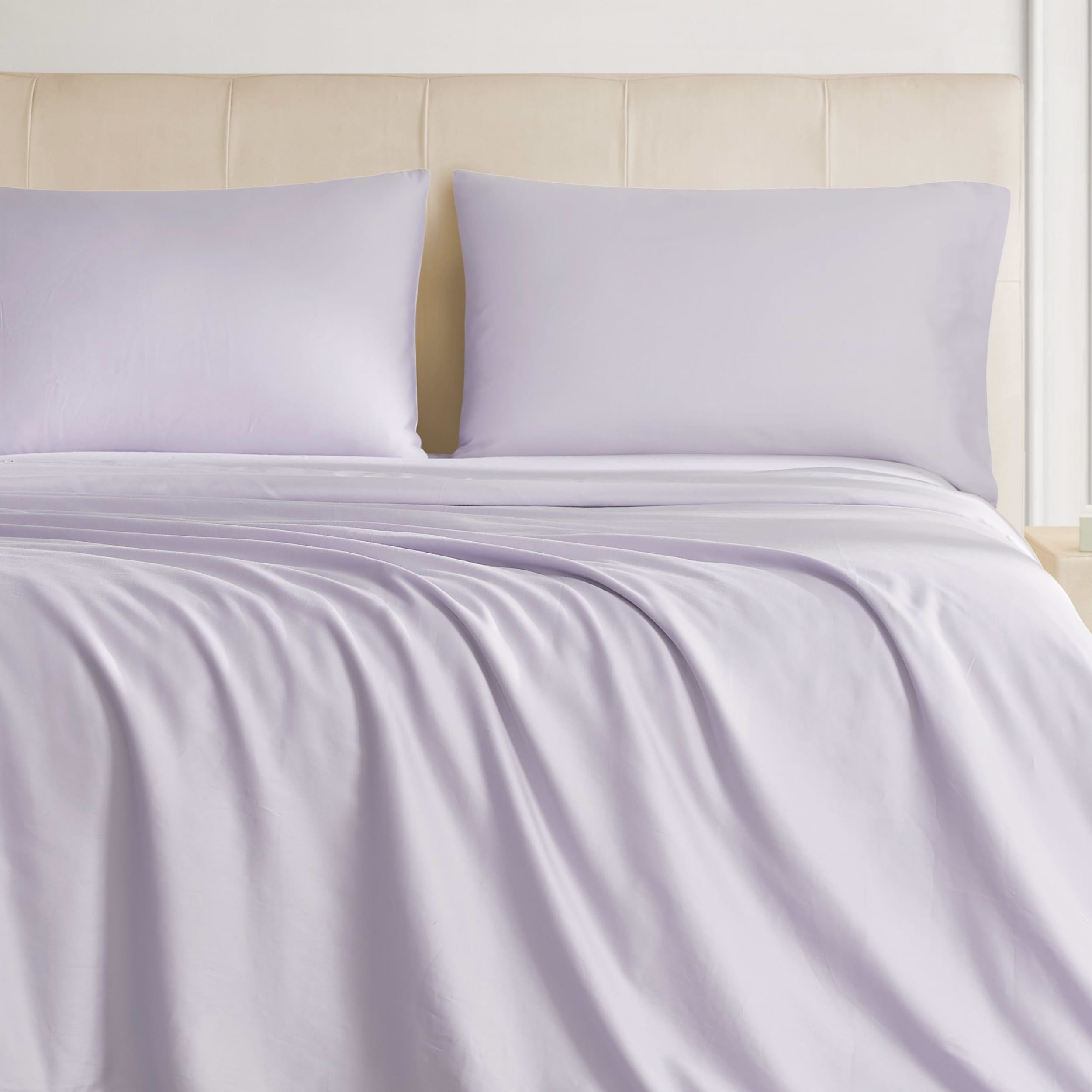 The Sheet Lab Cloud Embrace Sateen 4-Piece 100% Cotton Sheet Set