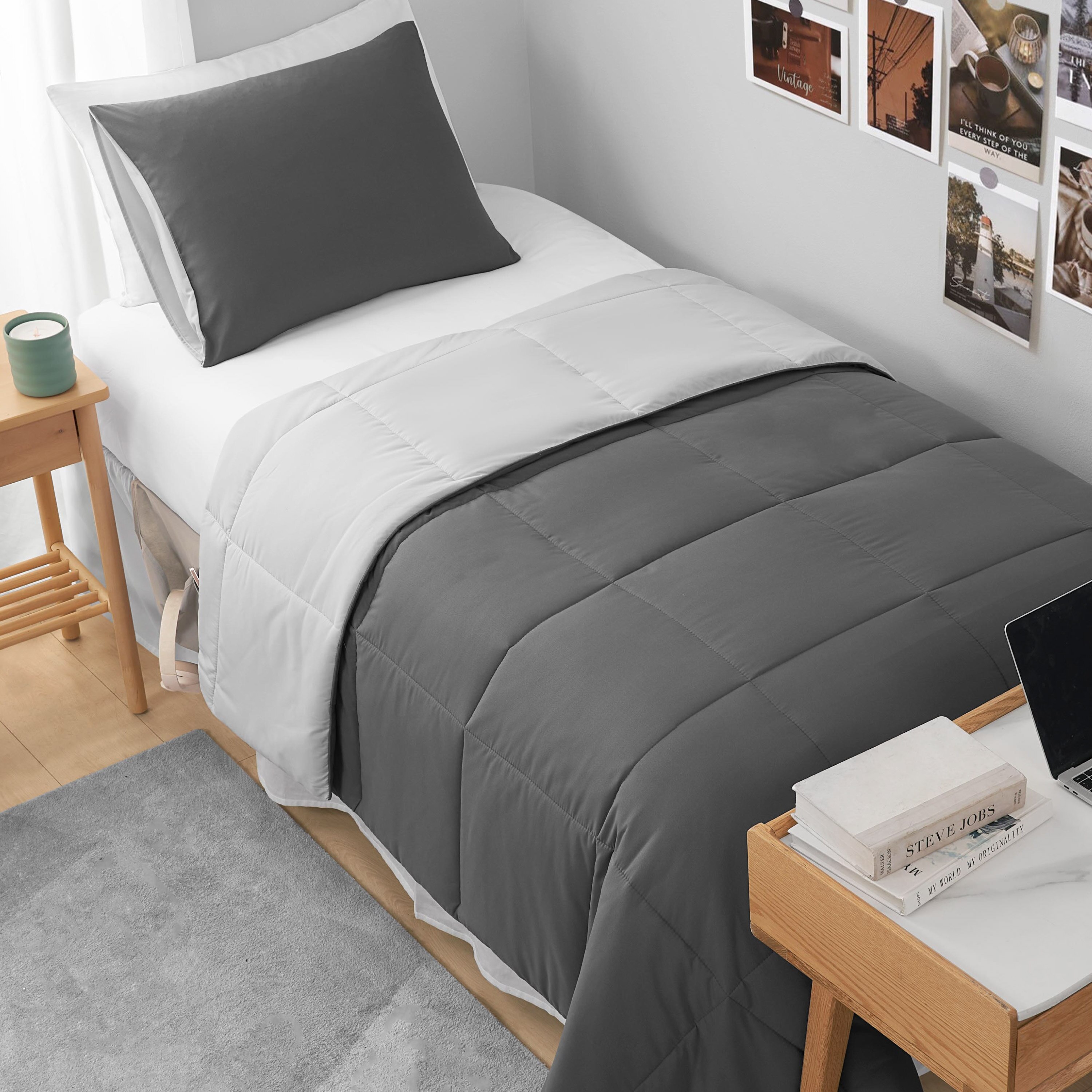 The Sheet Lab Box Pleat Reversible 2-Piece Comforter Set