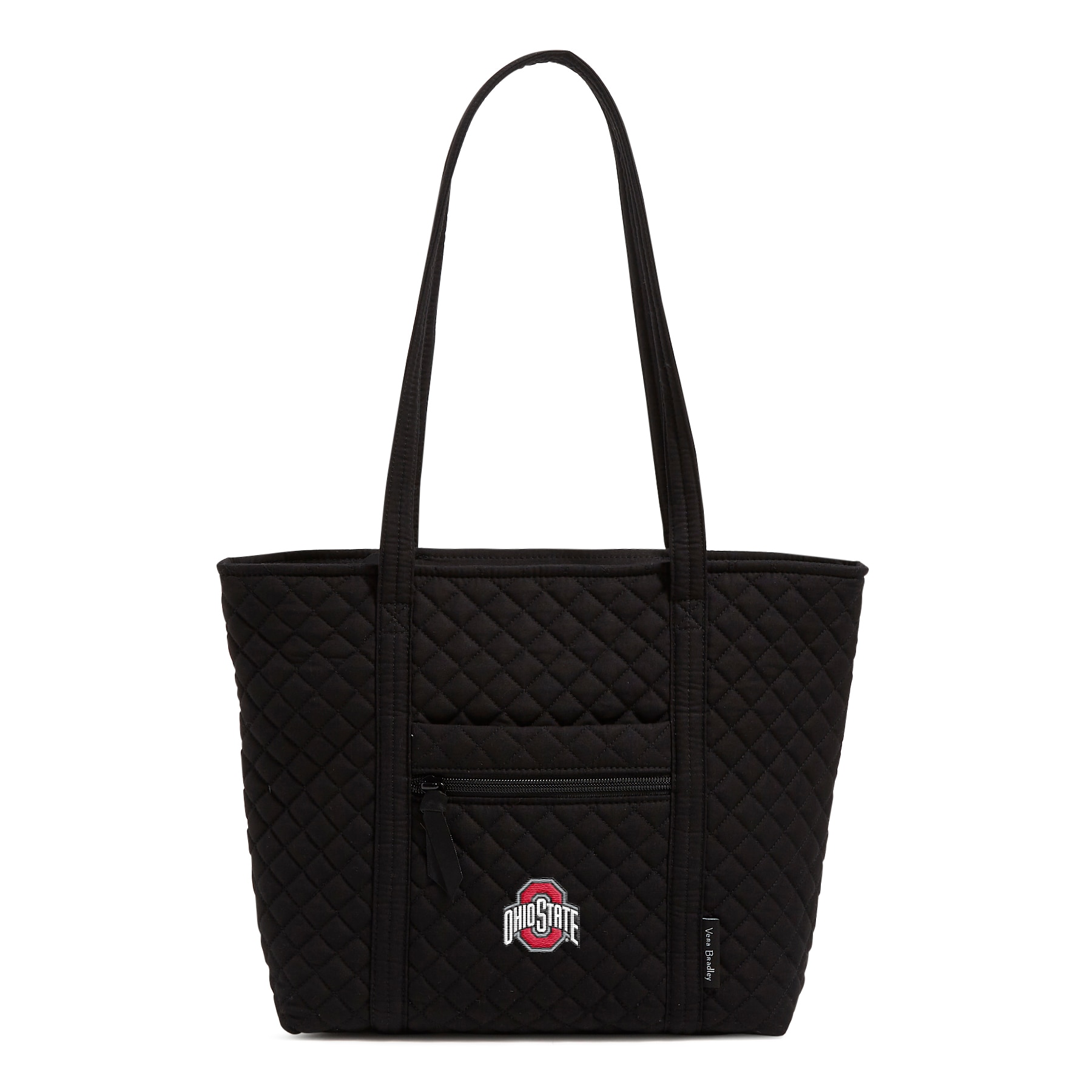 Solid Black Ohio State University Small Vera Tote