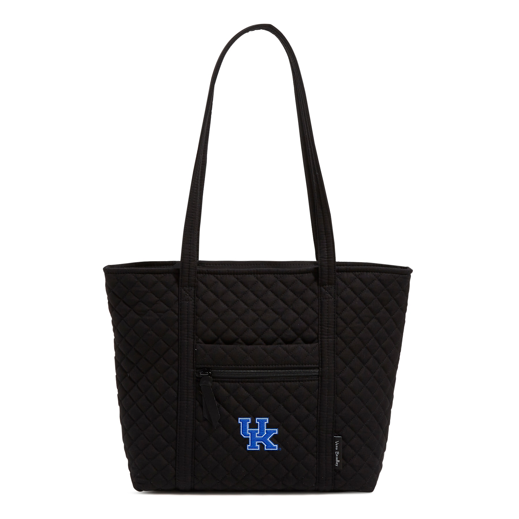 Solid Black Kentucky Small  Vera Tote