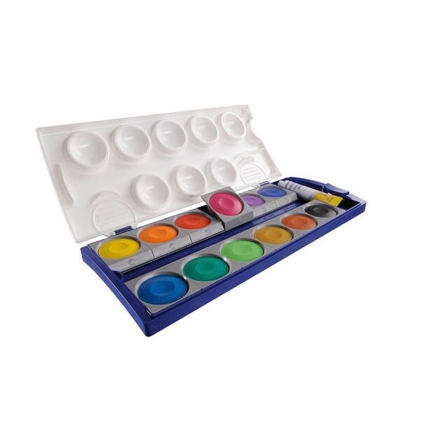 Pelikan Opaque Pan Watercolor Set, 12-Pans