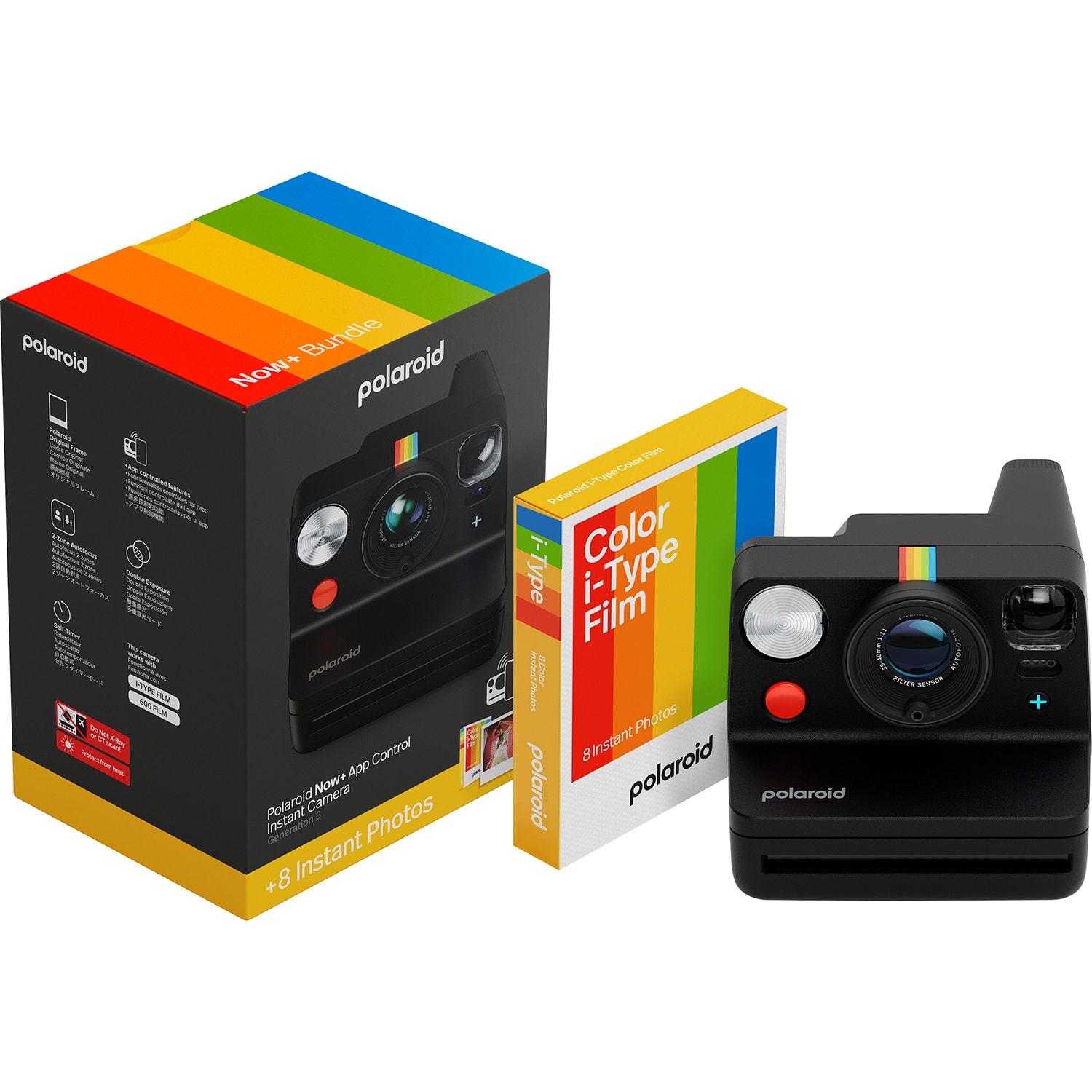 Polaroid Camera in Black & Film