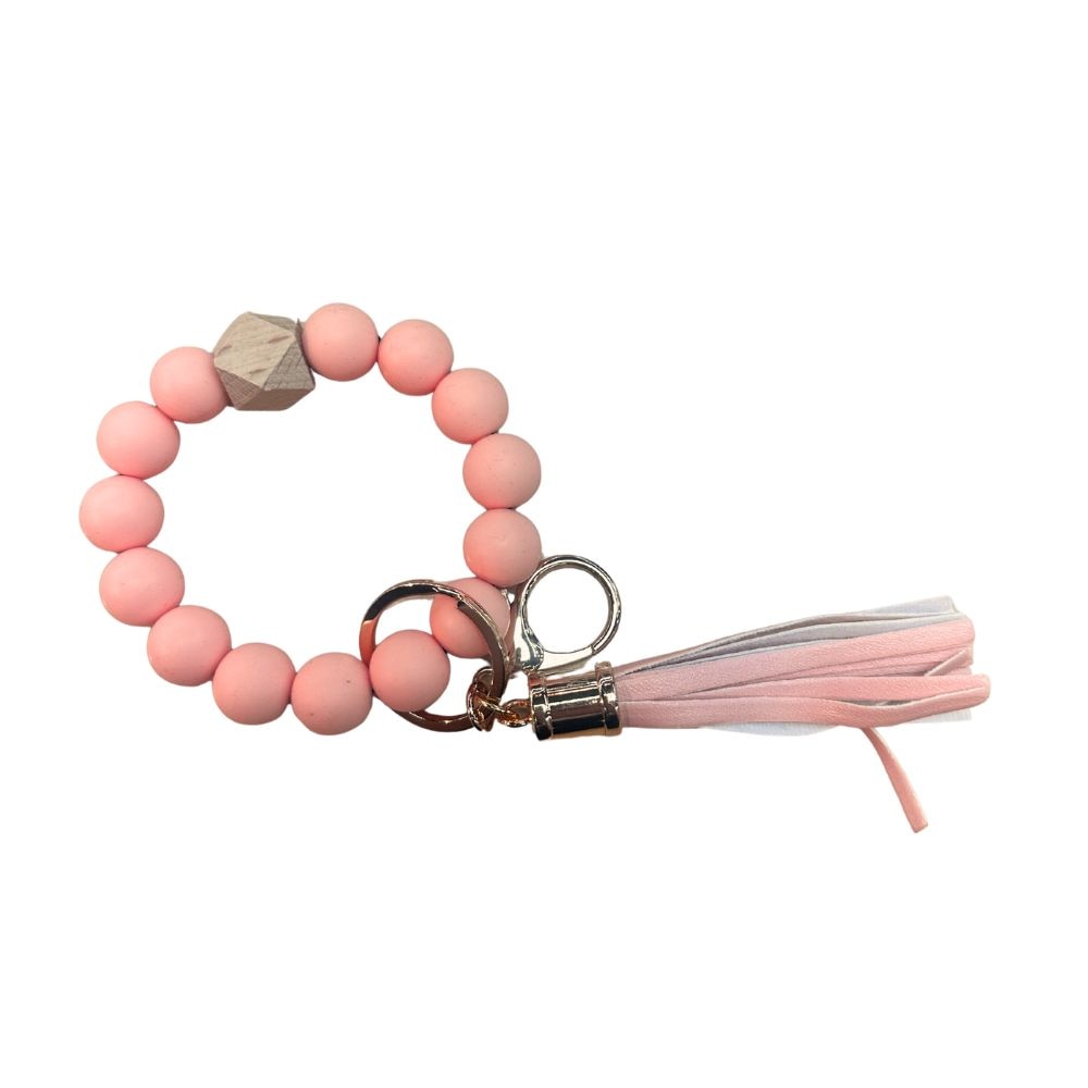 Silicone Ball Bracelet & Key Chain