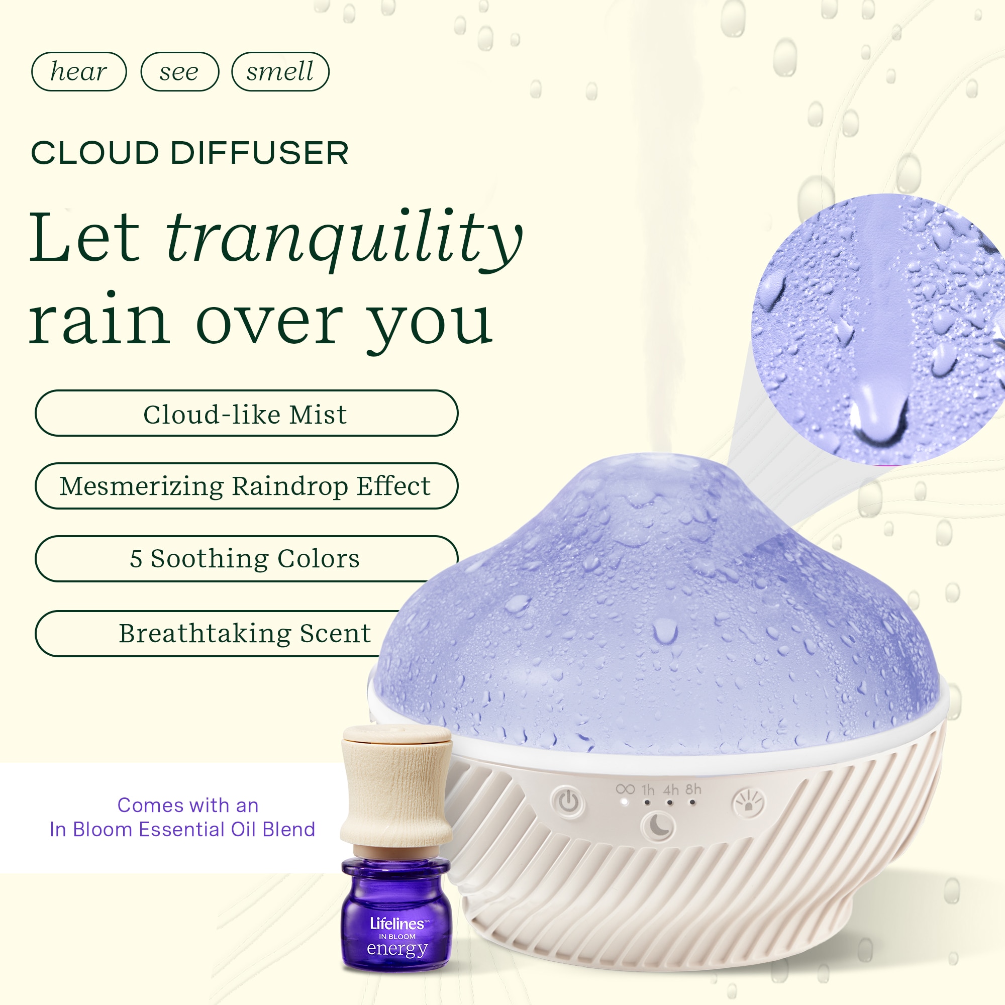 Lifelines Cloud Ultrasonic Diffuser