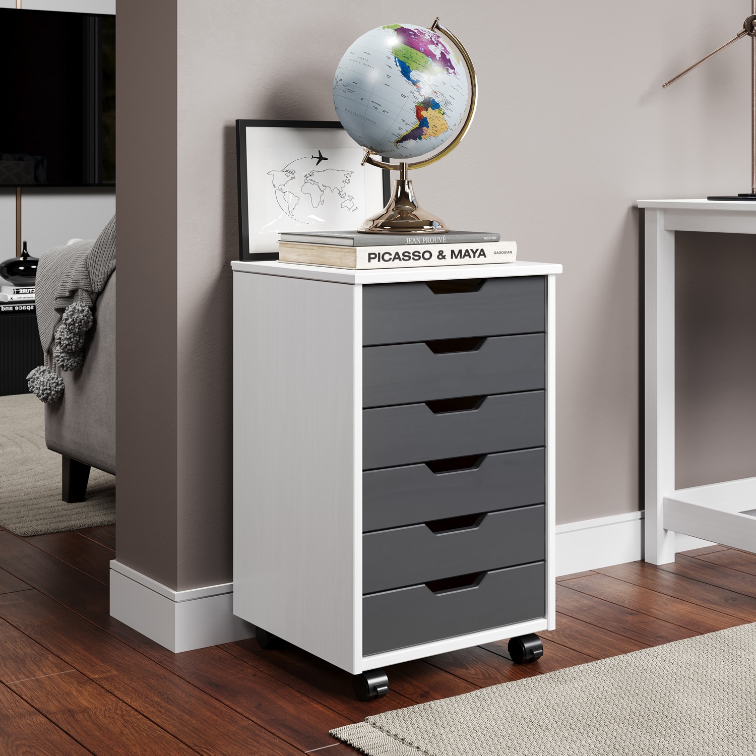 Trendfurn Multiple Drawer Roll Cart