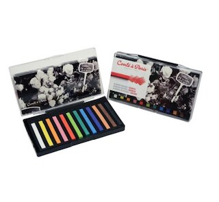 Conte Crayon Set, 12-Color Set