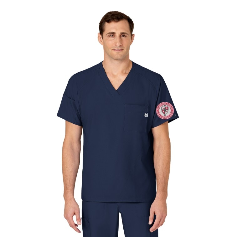 Wink W123 Men's V-Neck Top, 6355WC1