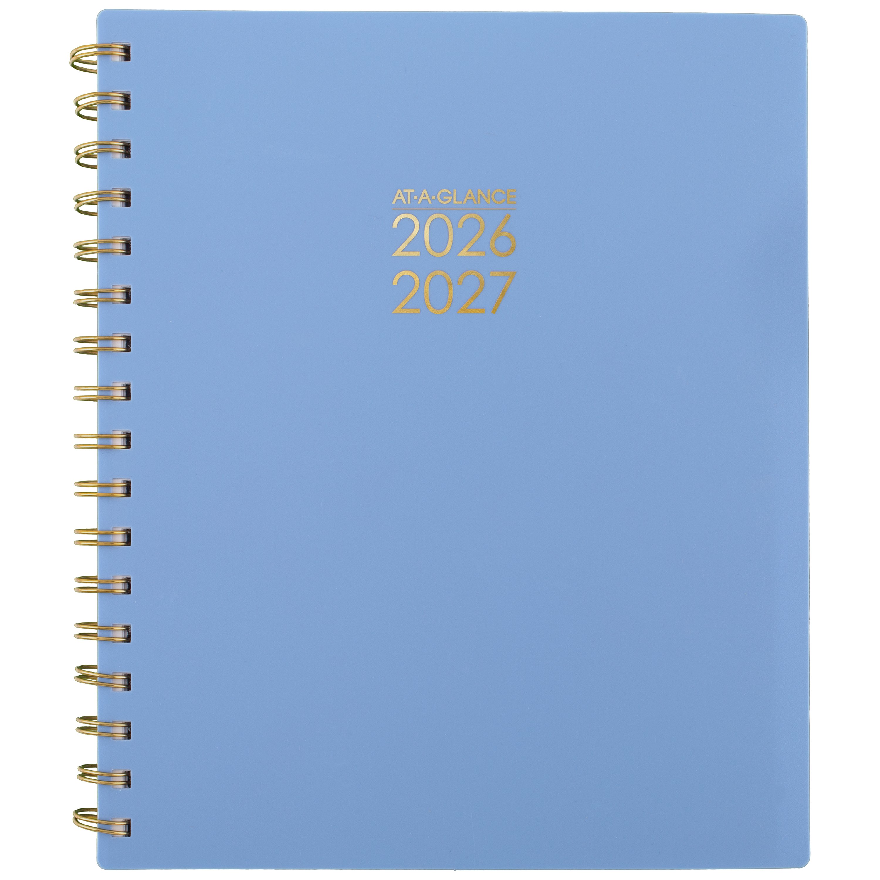 AT-A-GLANCE(R) Harmony Academic 2026-2027 Weekly Monthly Planner Blue Aura Medium 7" x 8 3/4"