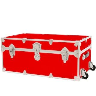 Image 1: Rhino Large Dorm Trunk with Wheels