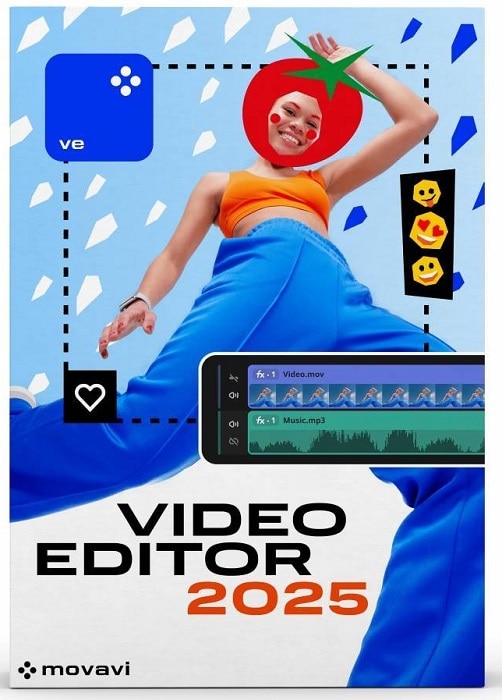Movavi Video Editor 2025 Personal with AI for Mac 1-Year Subscription