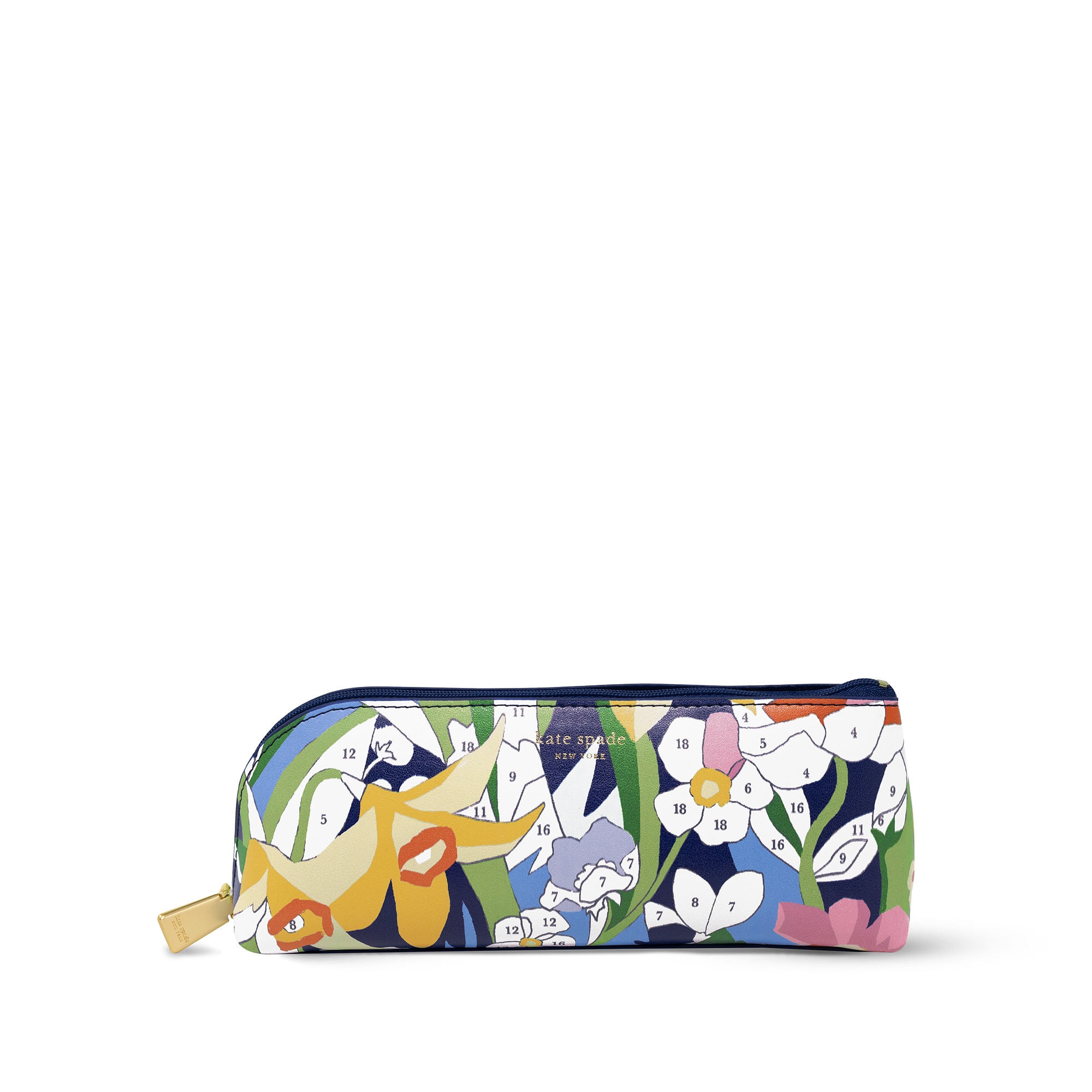 kate spade new york Pencil Case Paint by Numbers