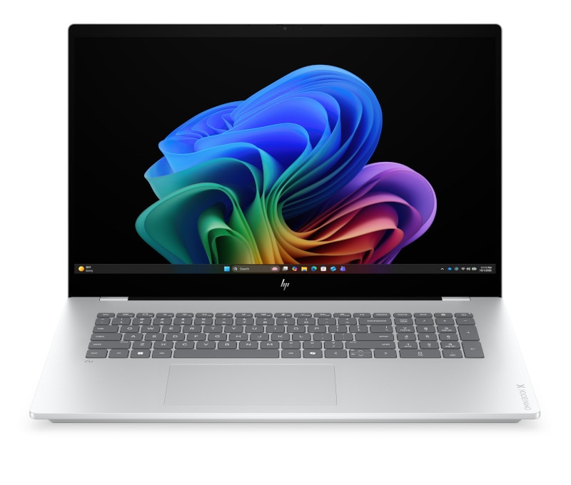 HP OmniBook X 17.3" Touchscreen Copilot+ PC Laptop Intel Core Ultra 7 356H 16GB 1TB Windows 11 Home in Glacier Silver Aluminum