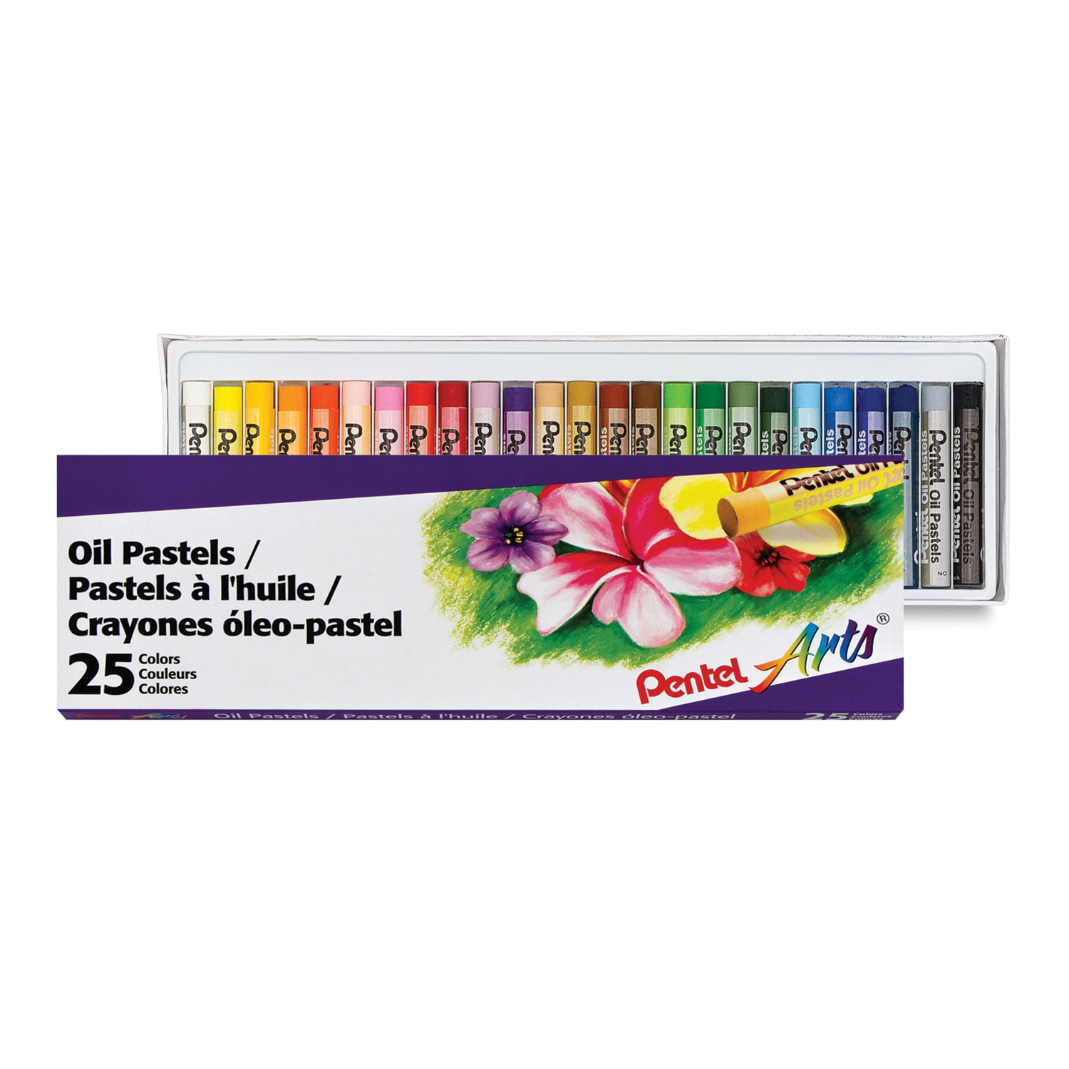 Pentel Oil Pastel Set - Assorted Colors Set of 25