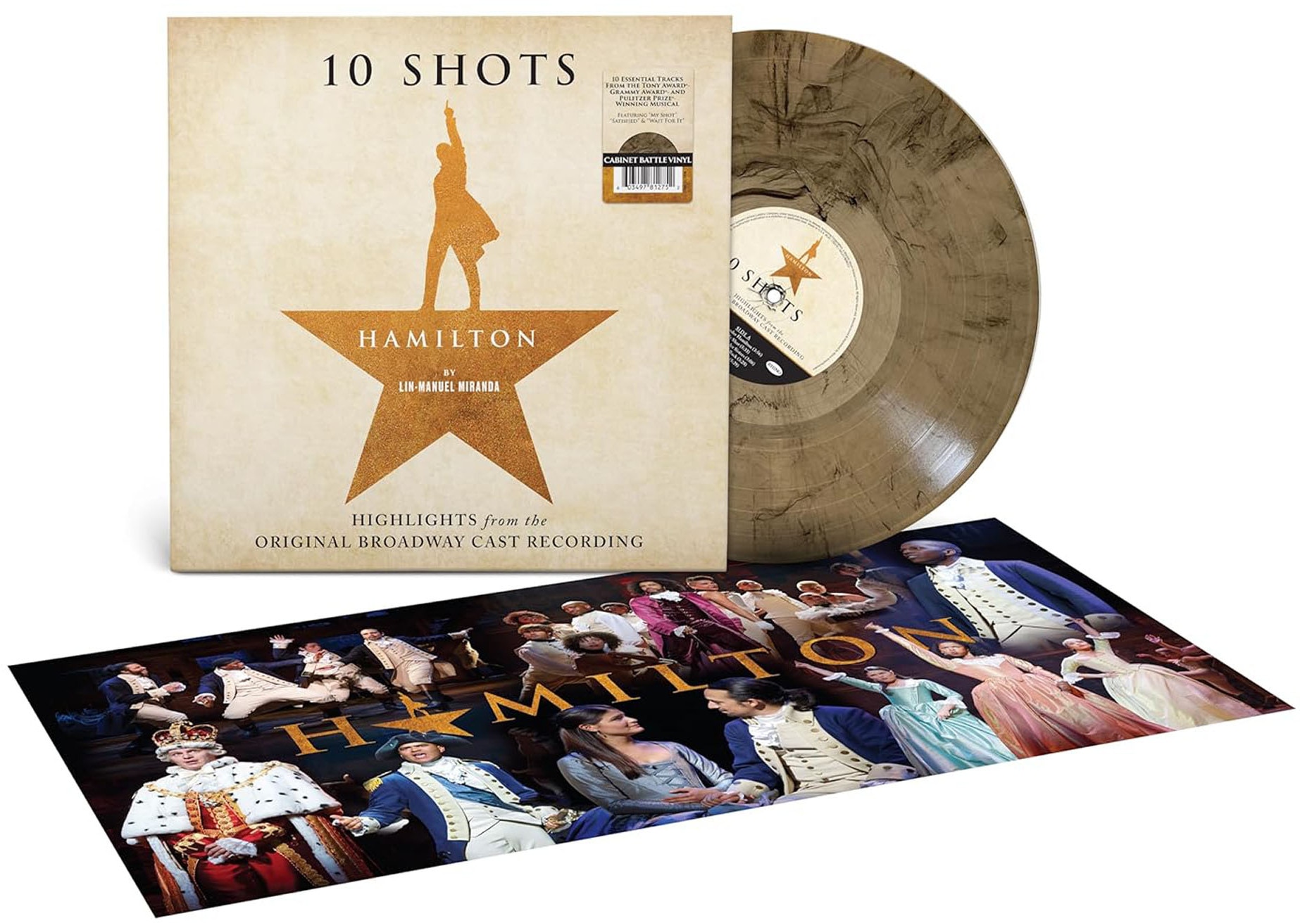 Hamilton: 10 Shots (Highlights From the Original Broadway Cast Recording)(Cabinet's Battle Vinyl)