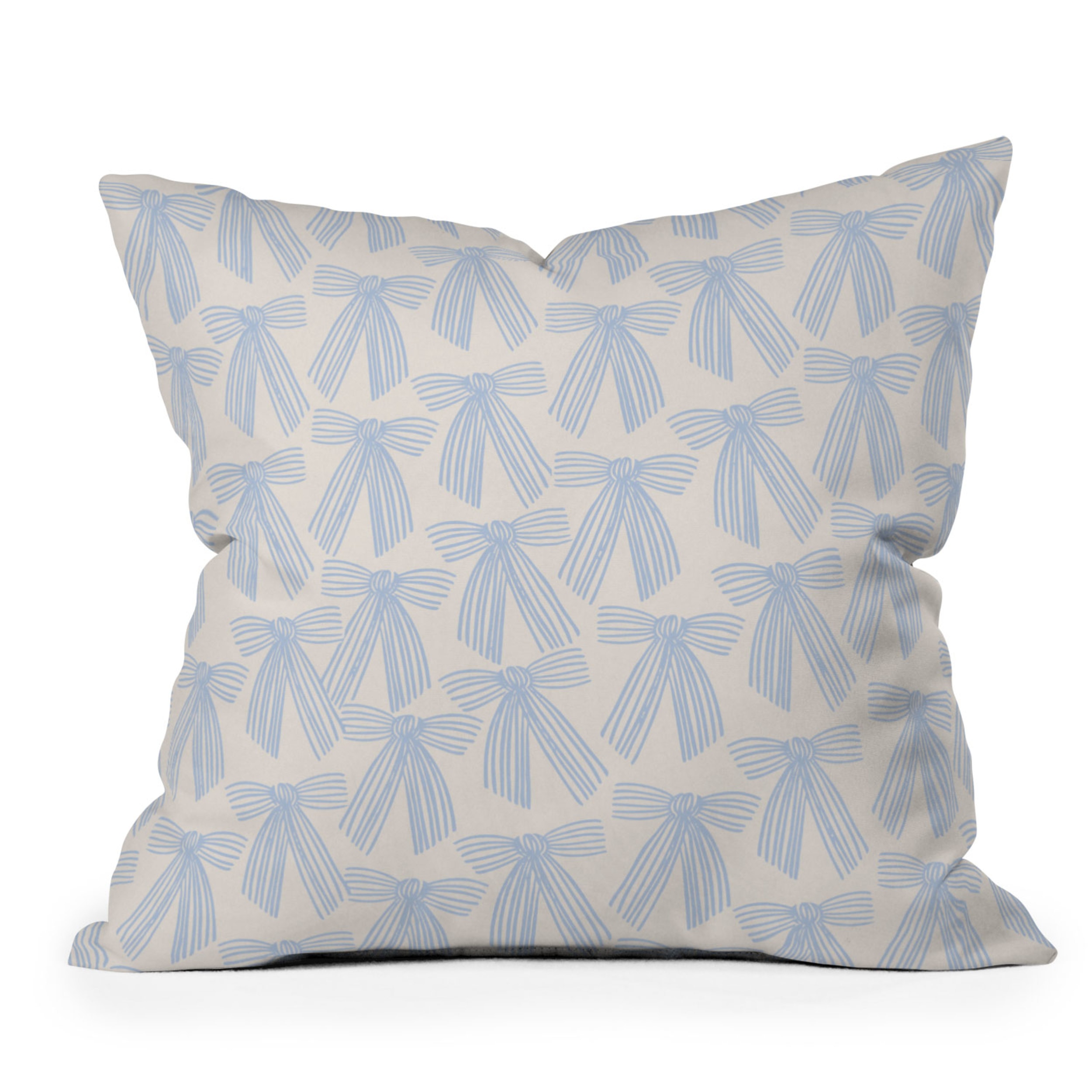 Society6 Bows Throw Pillow