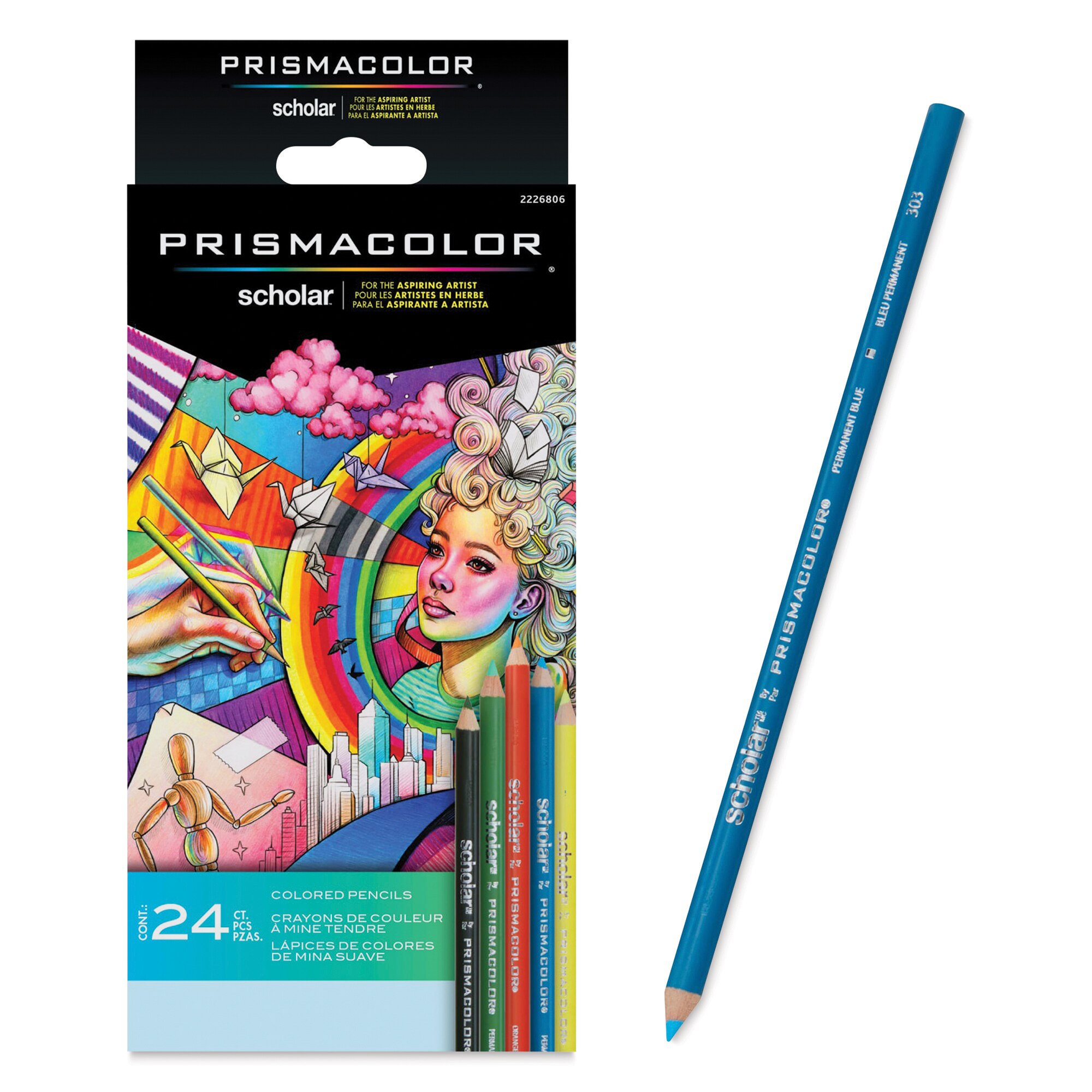 Prismacolor Scholar Art Pencil Set - Assorted Colors Set of 24