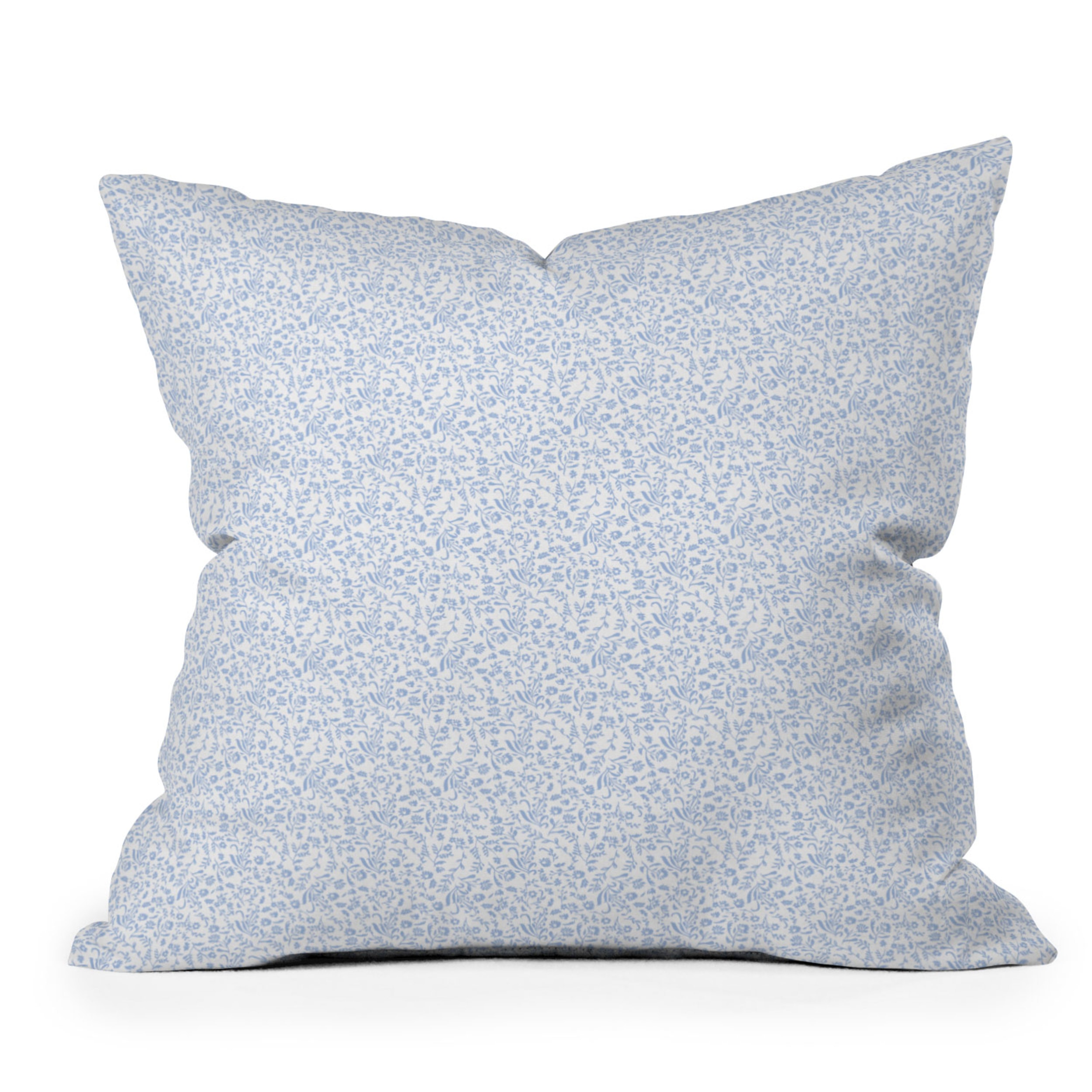 Society6 Ditsy Toile Throw Pillow