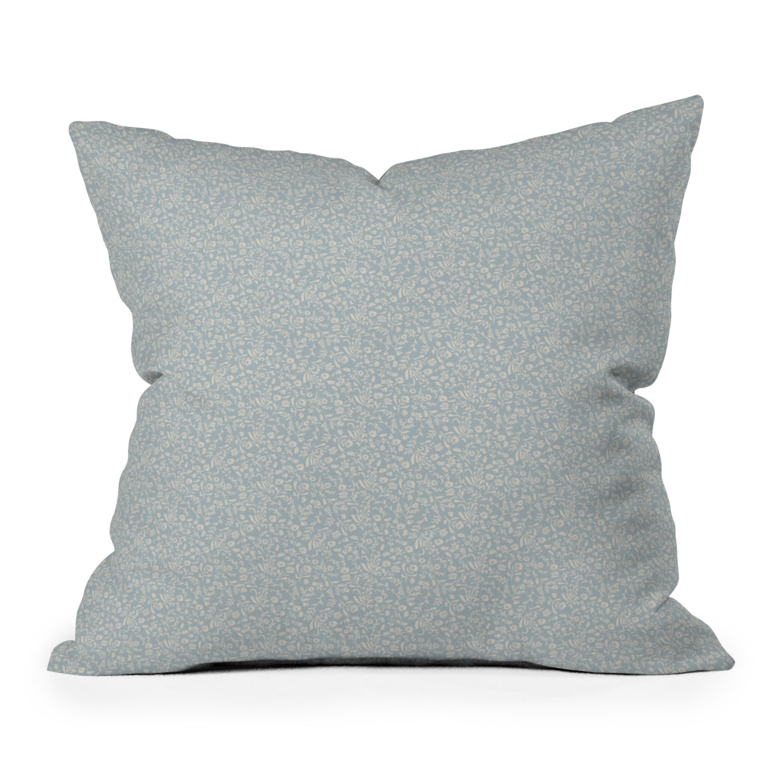 Society6 Ditsy Toile Throw Pillow