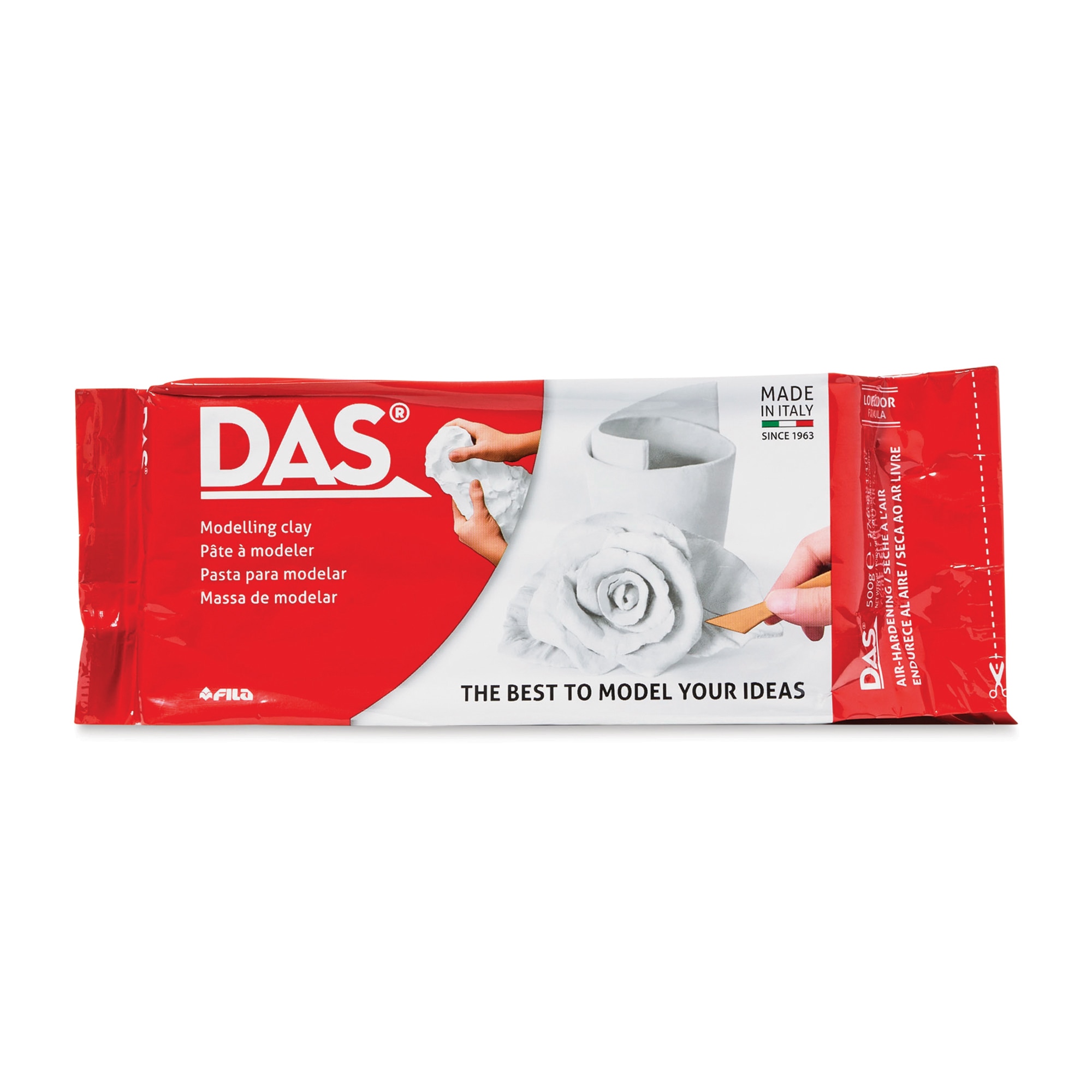 Das Air Hardening Clay, 1.1 lbs., White