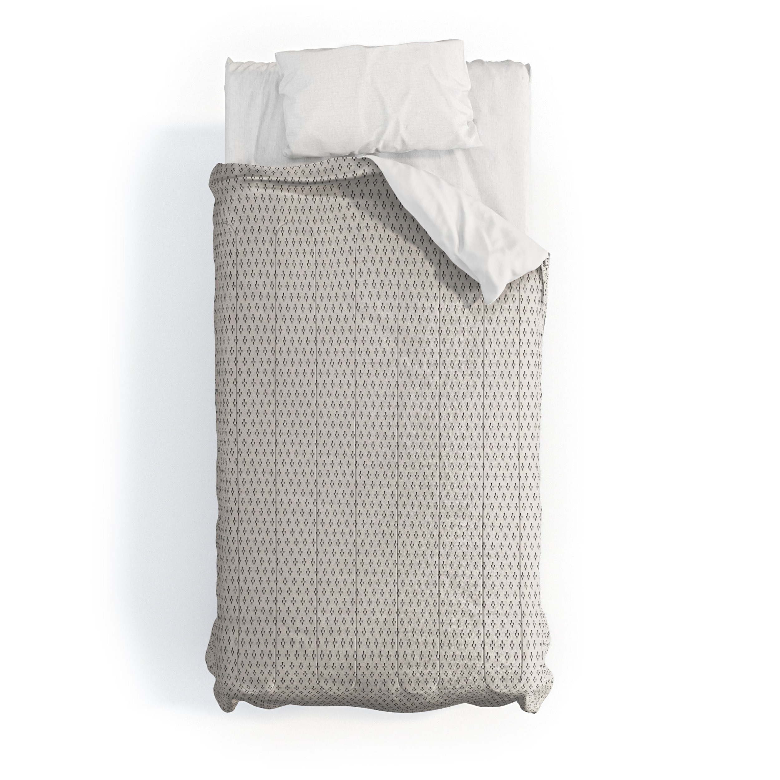 Society6 Block Print Dot Comforter