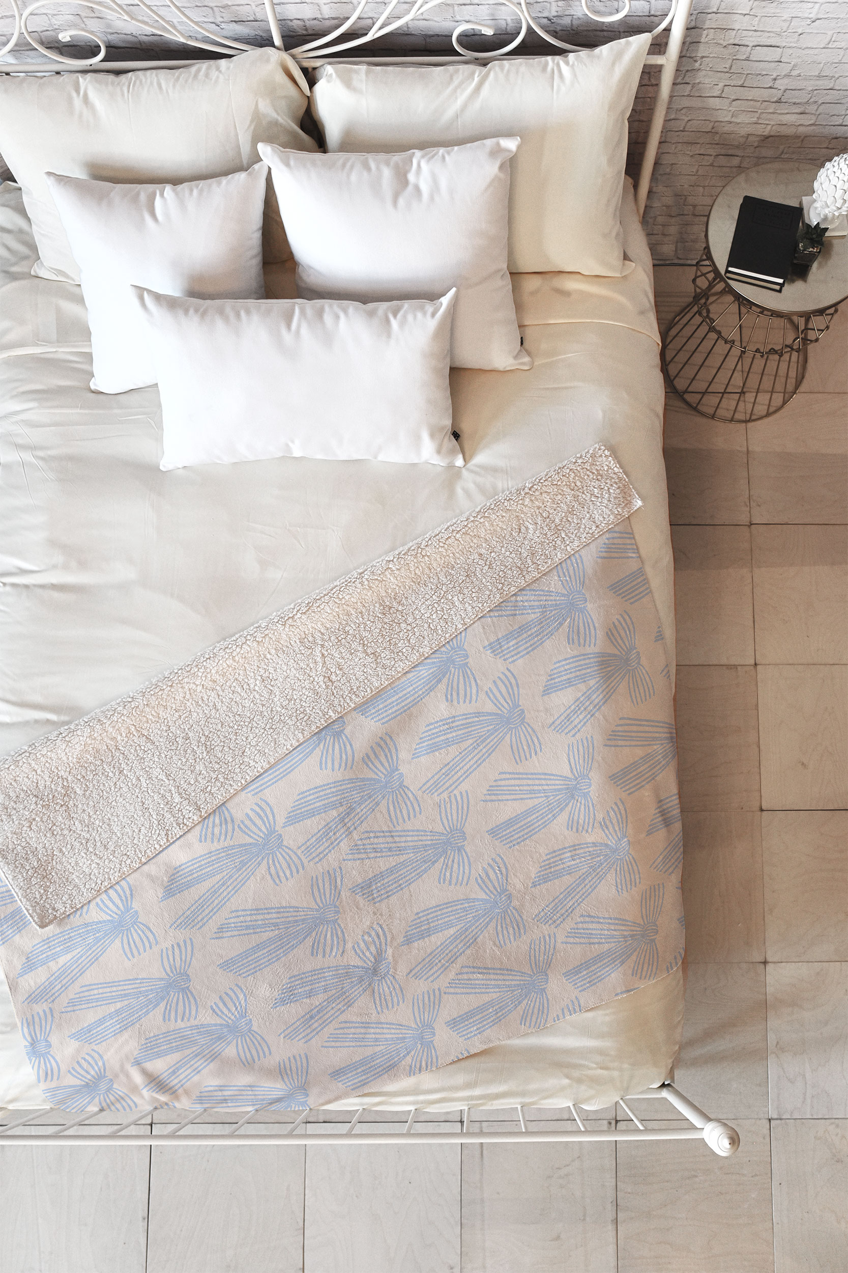 Society6 Bows Throw Blanket