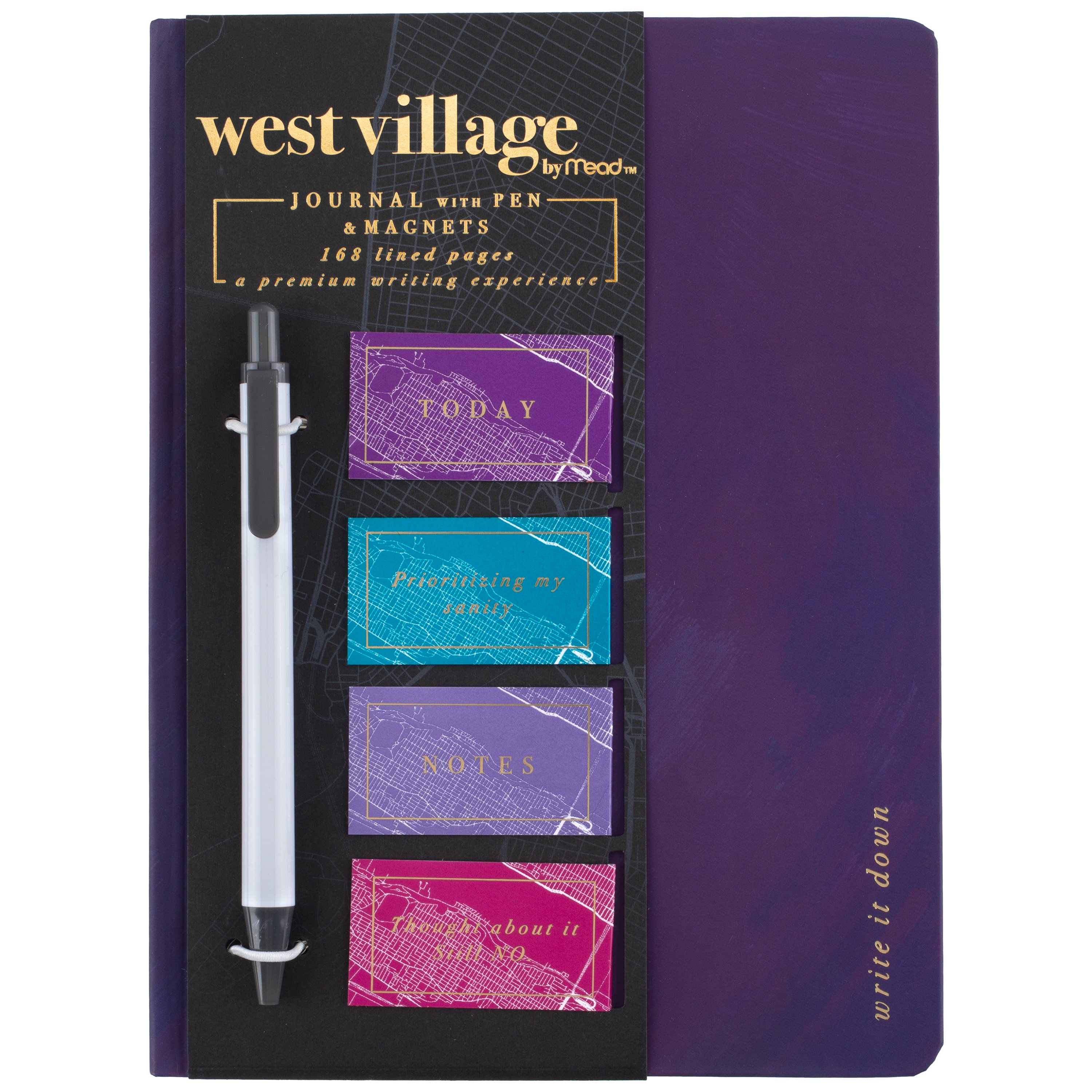 West Village by Mead Journal Pen & Magnetic Bookmarks