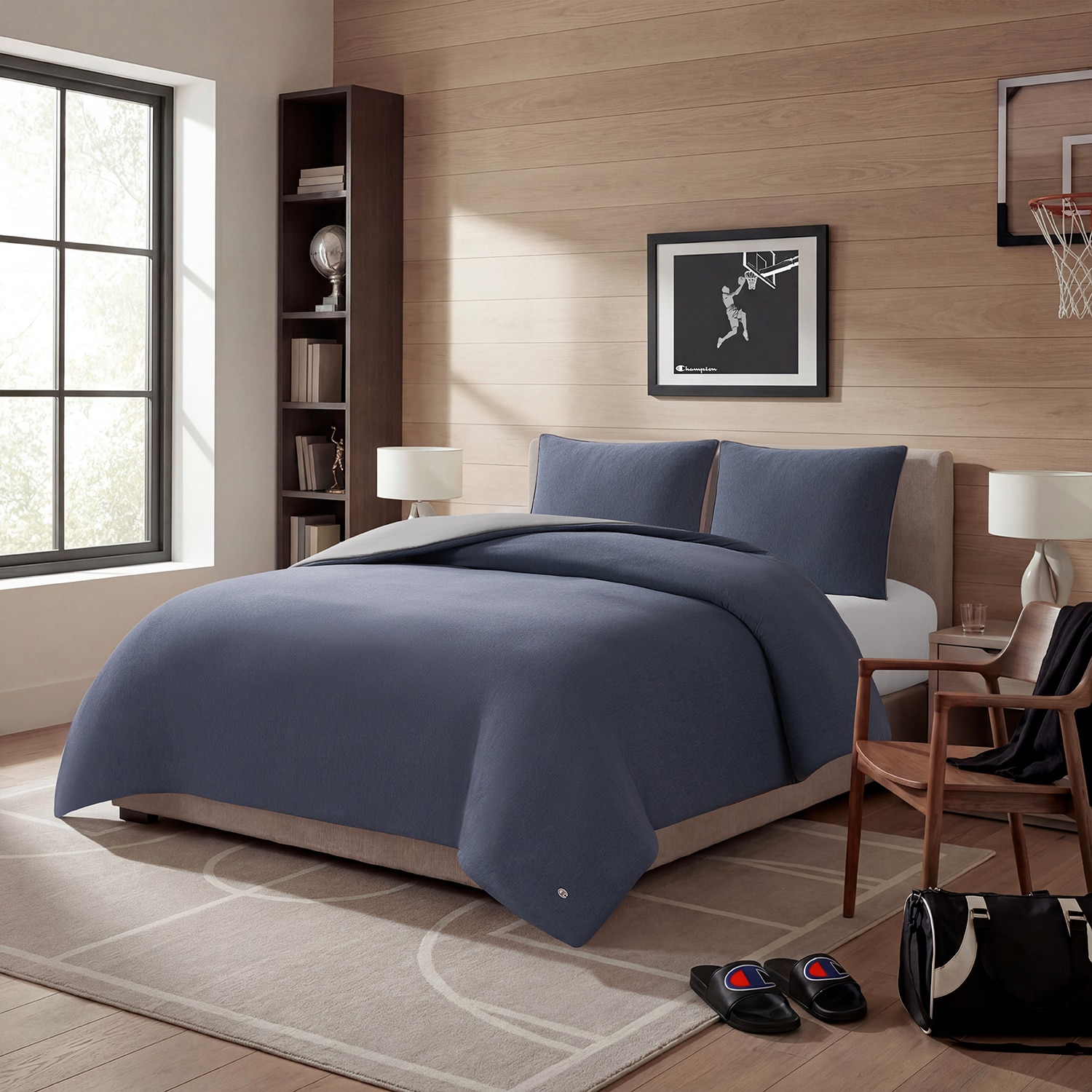 Champion Reversible Jersey Comforter Set