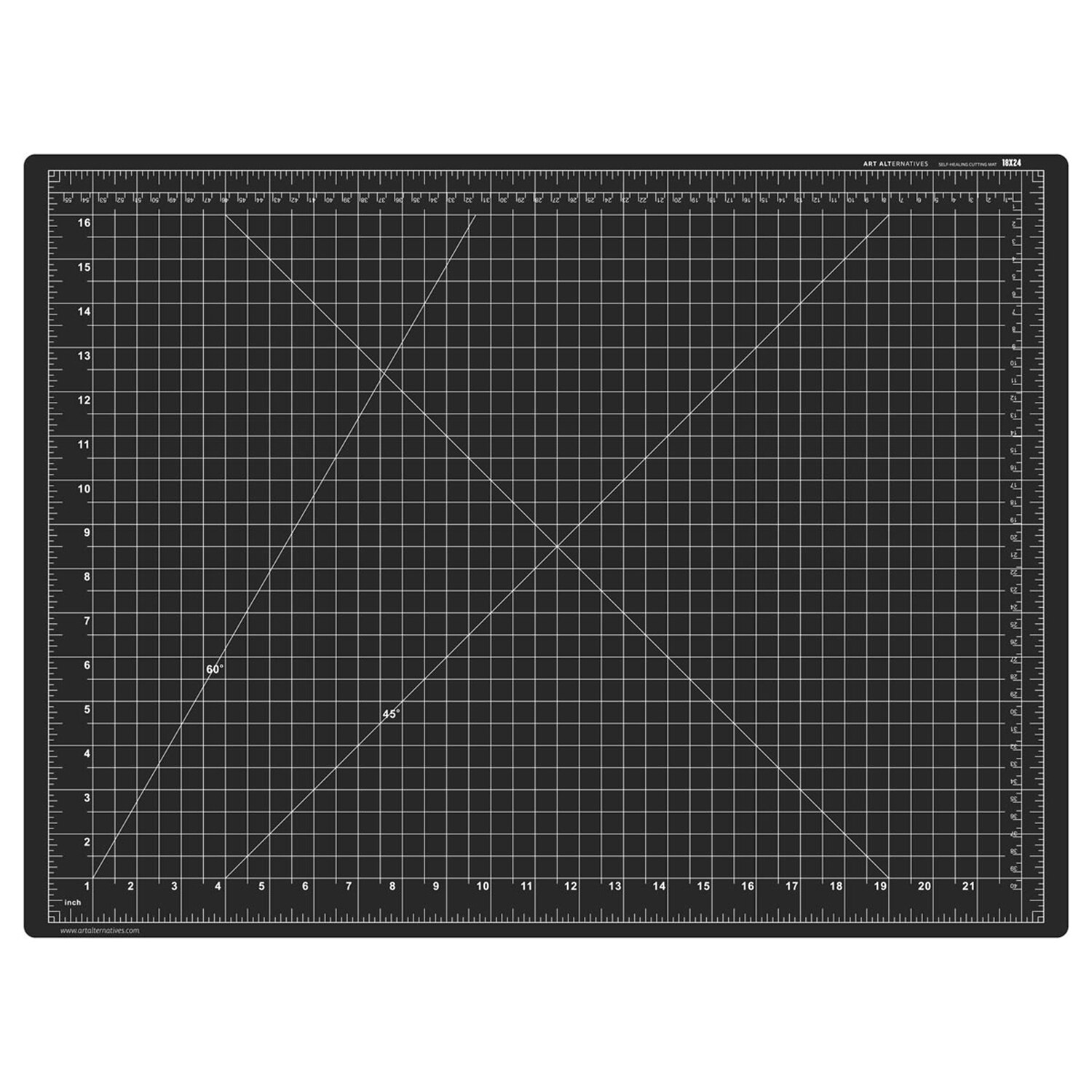 Art Alternatives Self-Healing Cutting Mat 18" x 24" Double-Sided