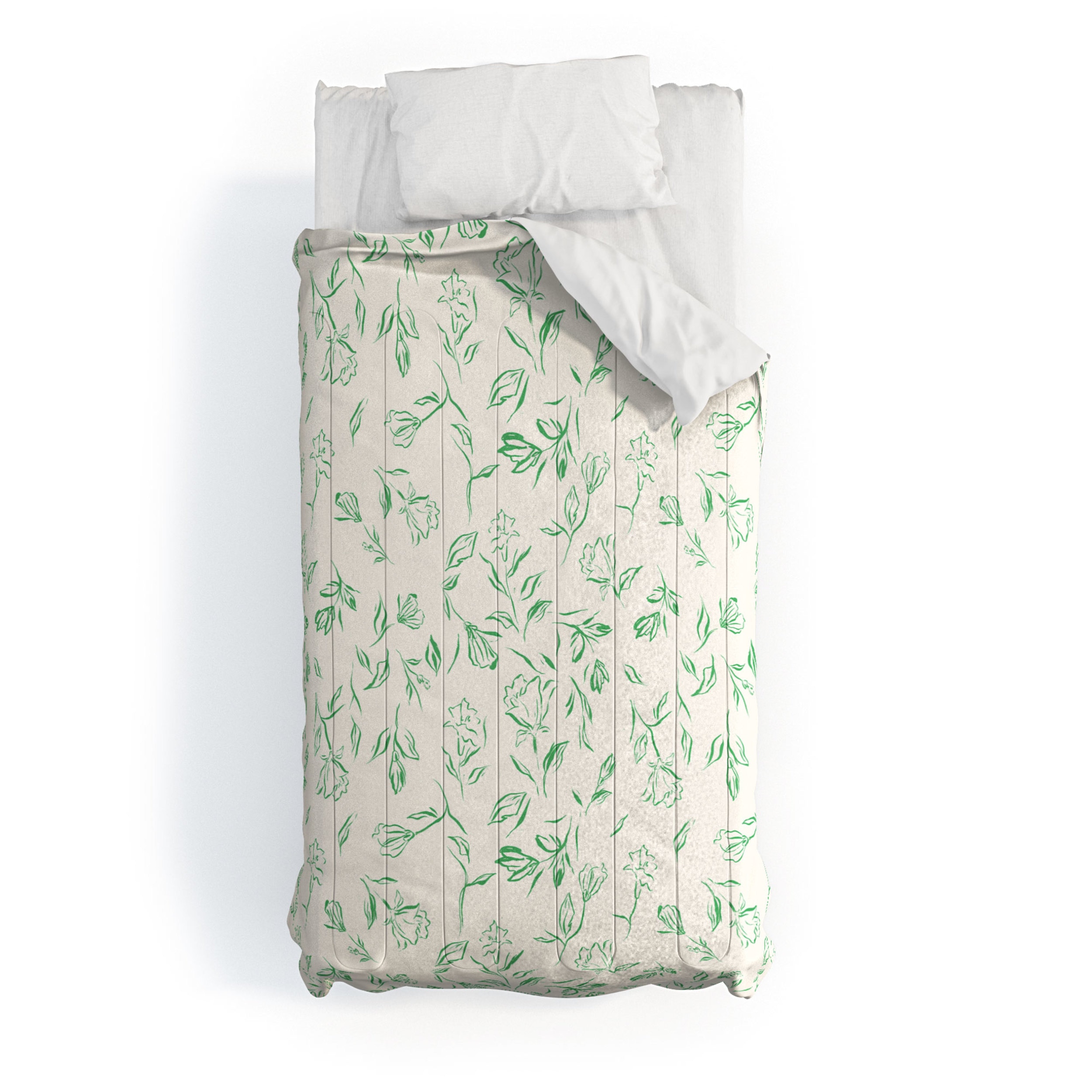 Society6 Romantic Wildflowers Comforter