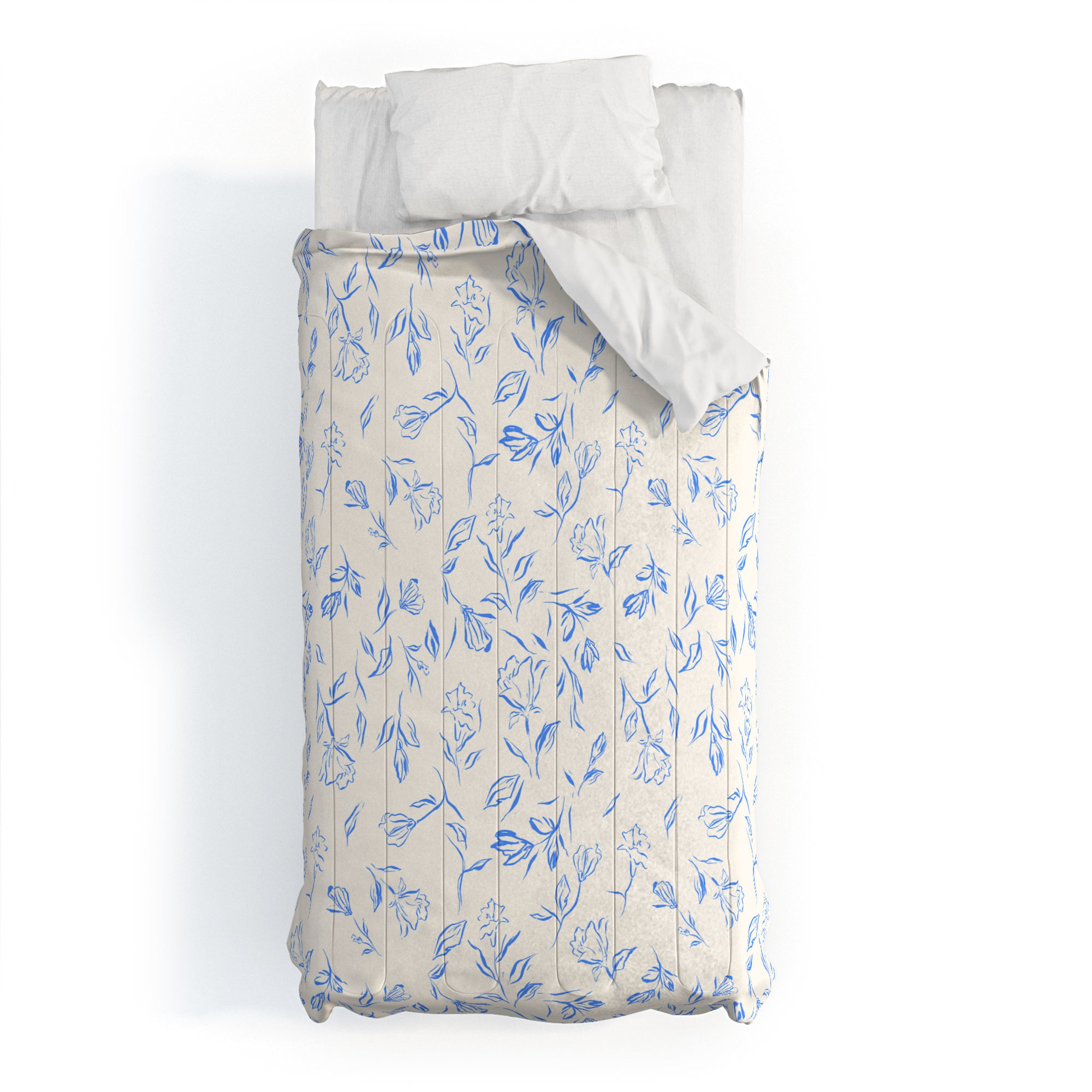 Society6 Romantic Wildflowers Comforter