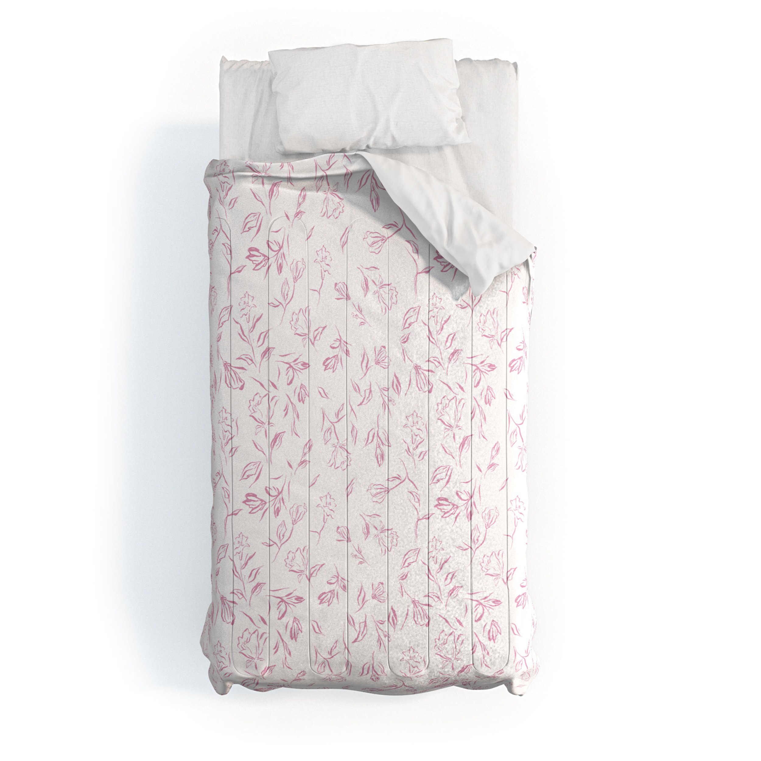 Society6 Romantic Wildflowers Comforter