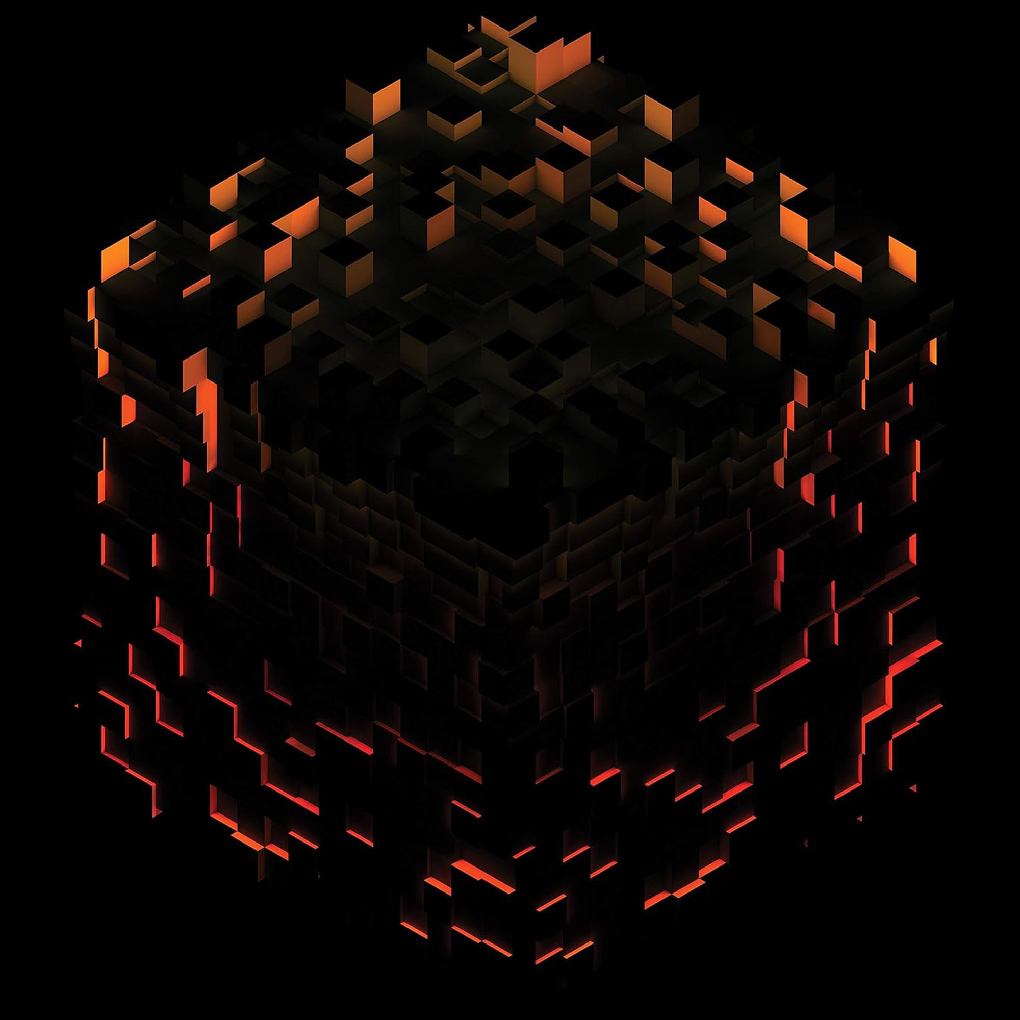 Minecraft Volume Beta - Red Orange & Yellow Splatter