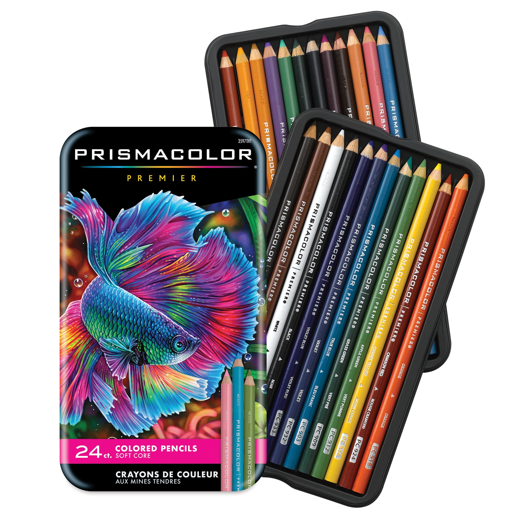 Prismacolor Premier Colored Pencils - Set of 24 Assorted Colors