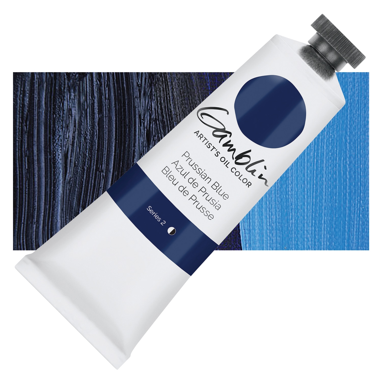 Gamblin Artist Grade Oil Color, 37ml, Prussian Blue