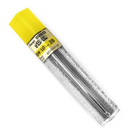 Pentel 0.9Mm Refill Lead/12-H